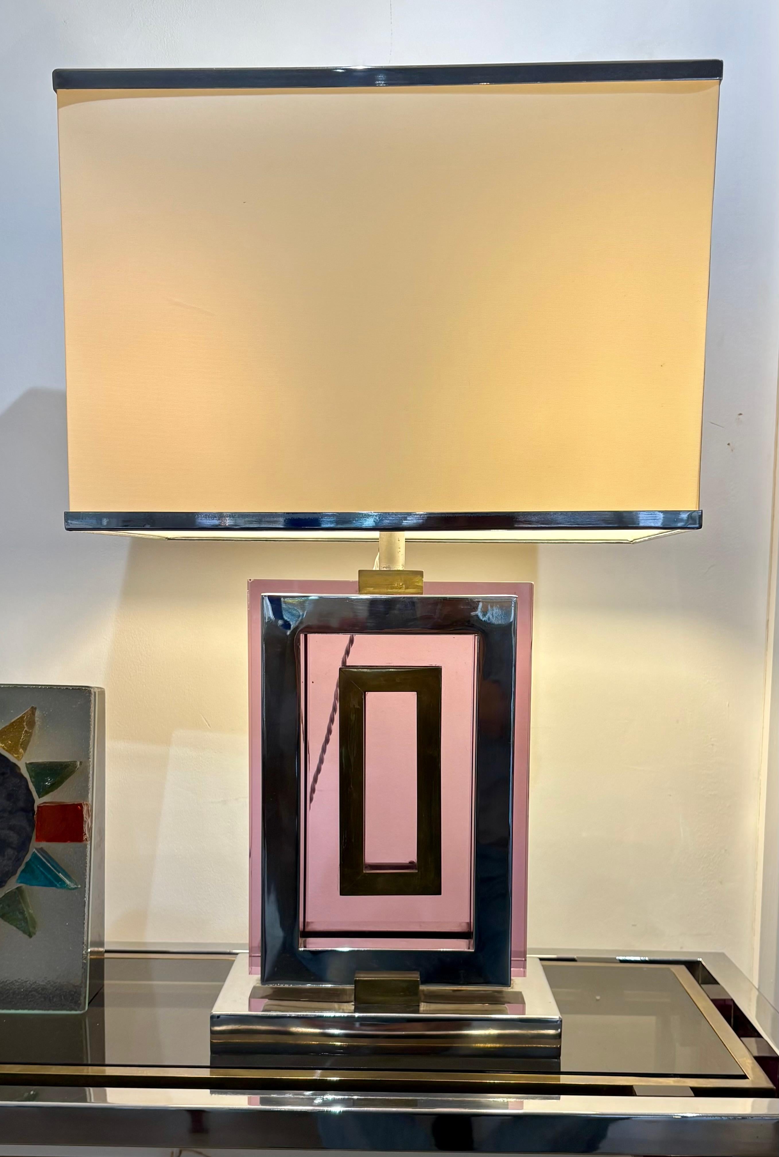 Lampe de table italienne des années 1970, signée et conçue par Romeo Rega en vente 1