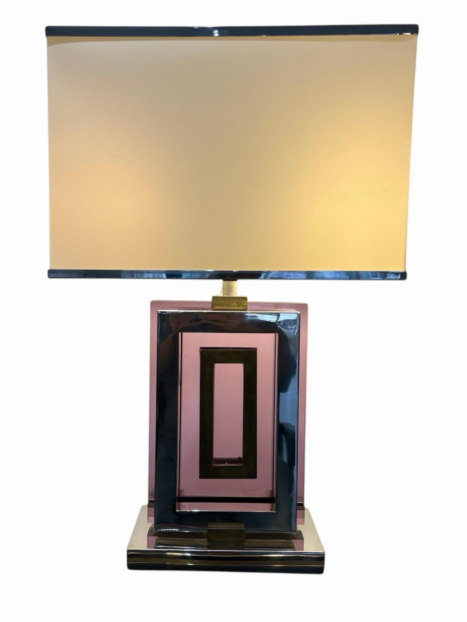 Lampe de table italienne des années 1970, signée et conçue par Romeo Rega en vente 2