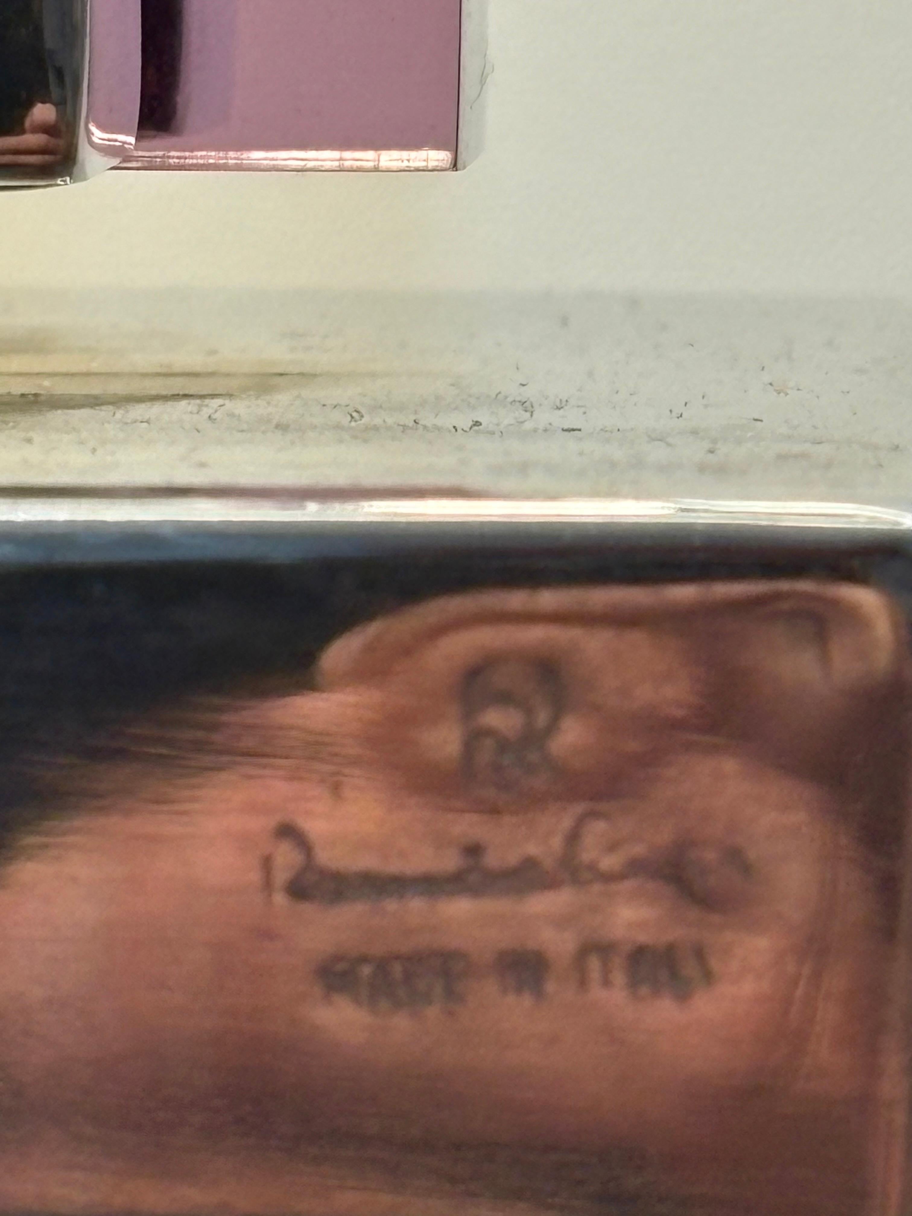 Lampe de table italienne des années 1970, signée et conçue par Romeo Rega en vente 3