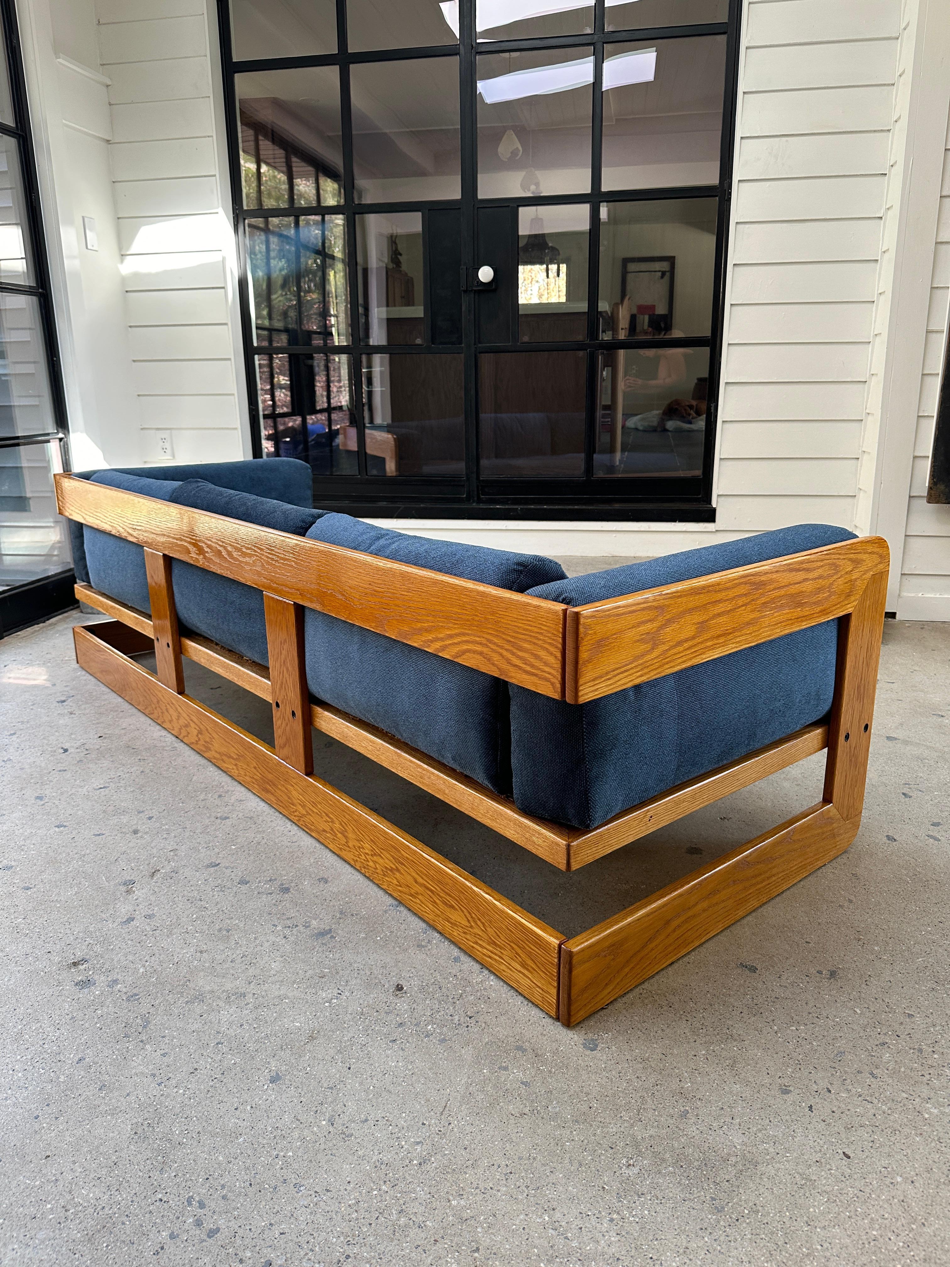 1970s Italian three seater sofa by Giuseppe Raimondi for Stendig 5