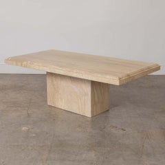1970s Italian Travertine Coffee Table