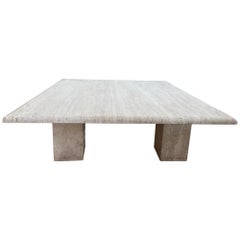 1970’s Italian Travertine Coffee Table