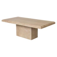 1970s Italian Travertine Coffee Table