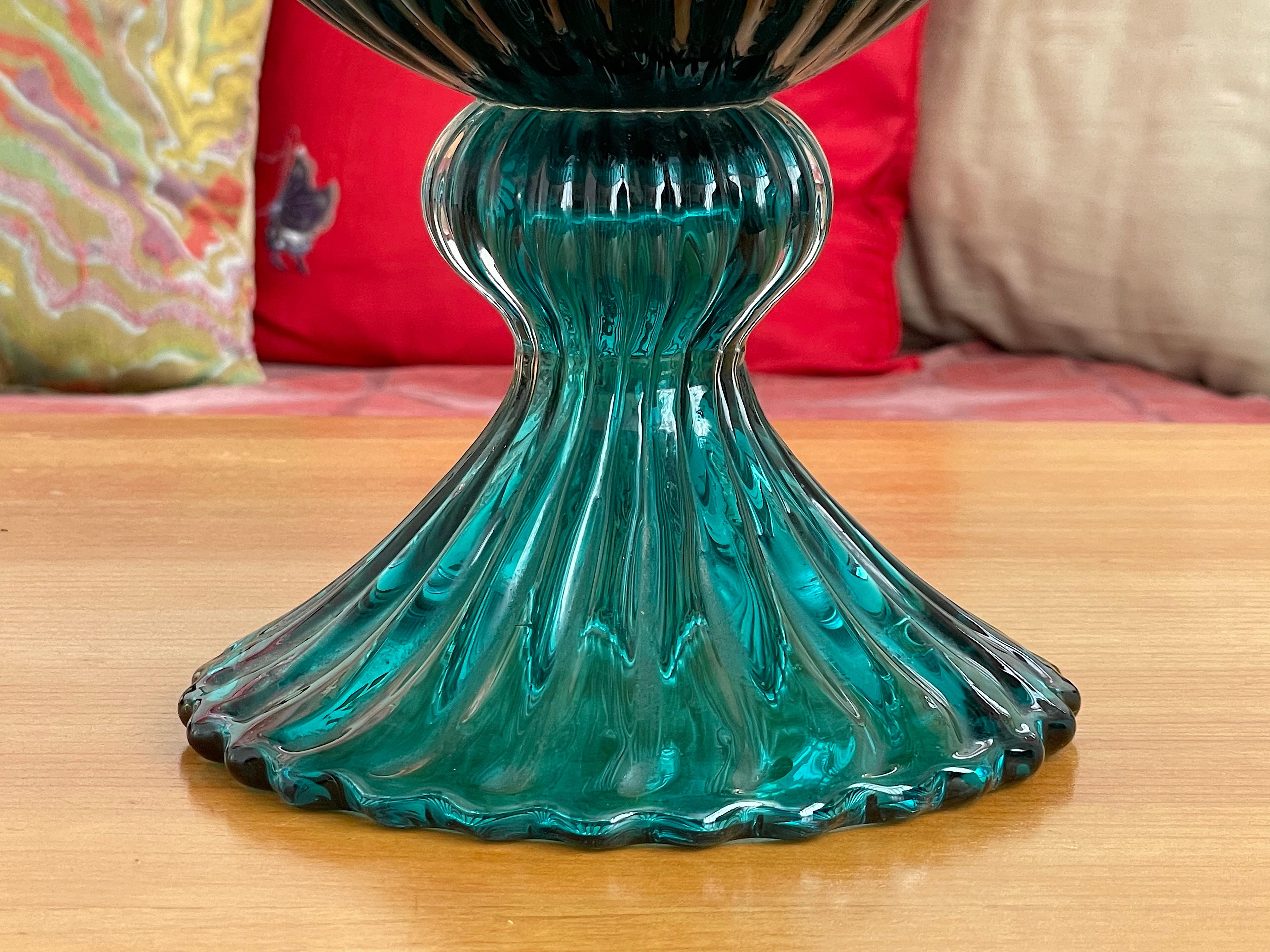 1970's Italian Venetian Glass Centerpiece For Sale 4