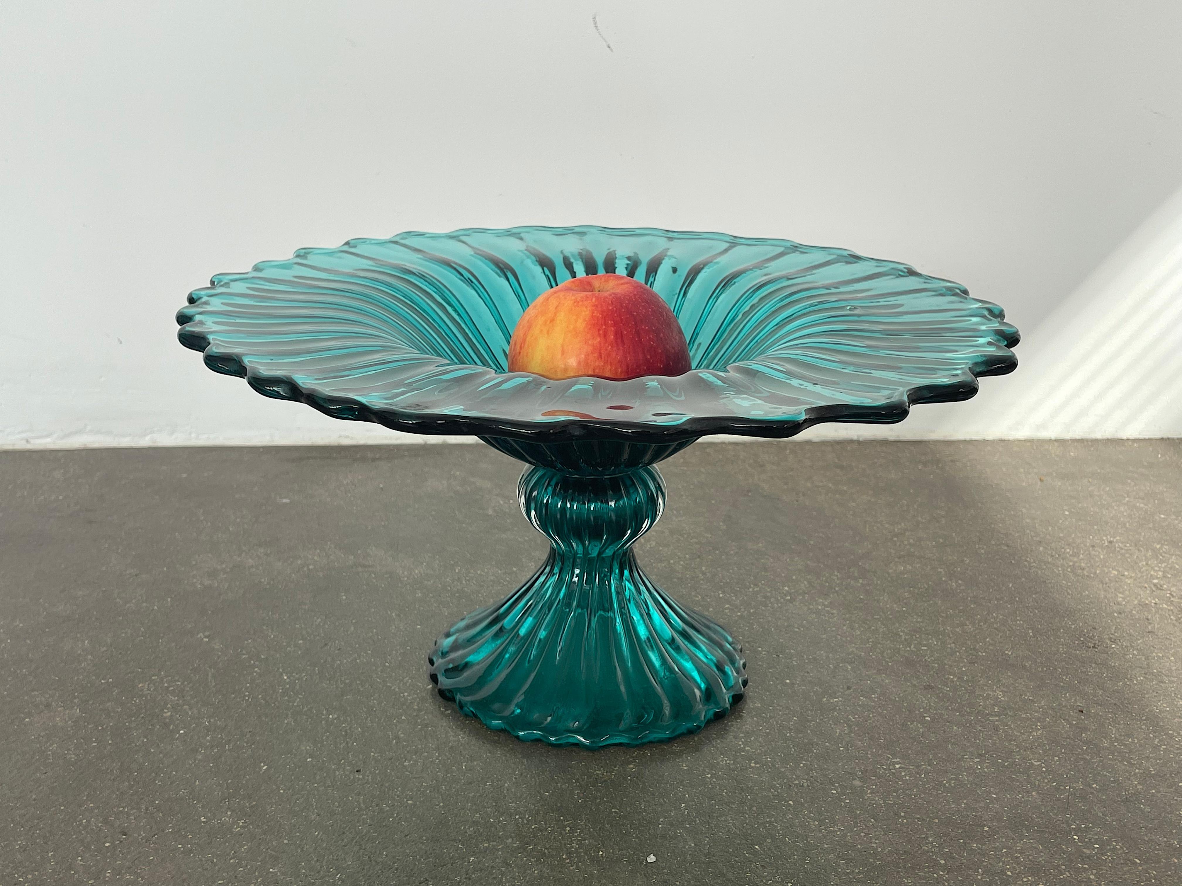 1970's Italian Venetian Glass Centerpiece For Sale 5