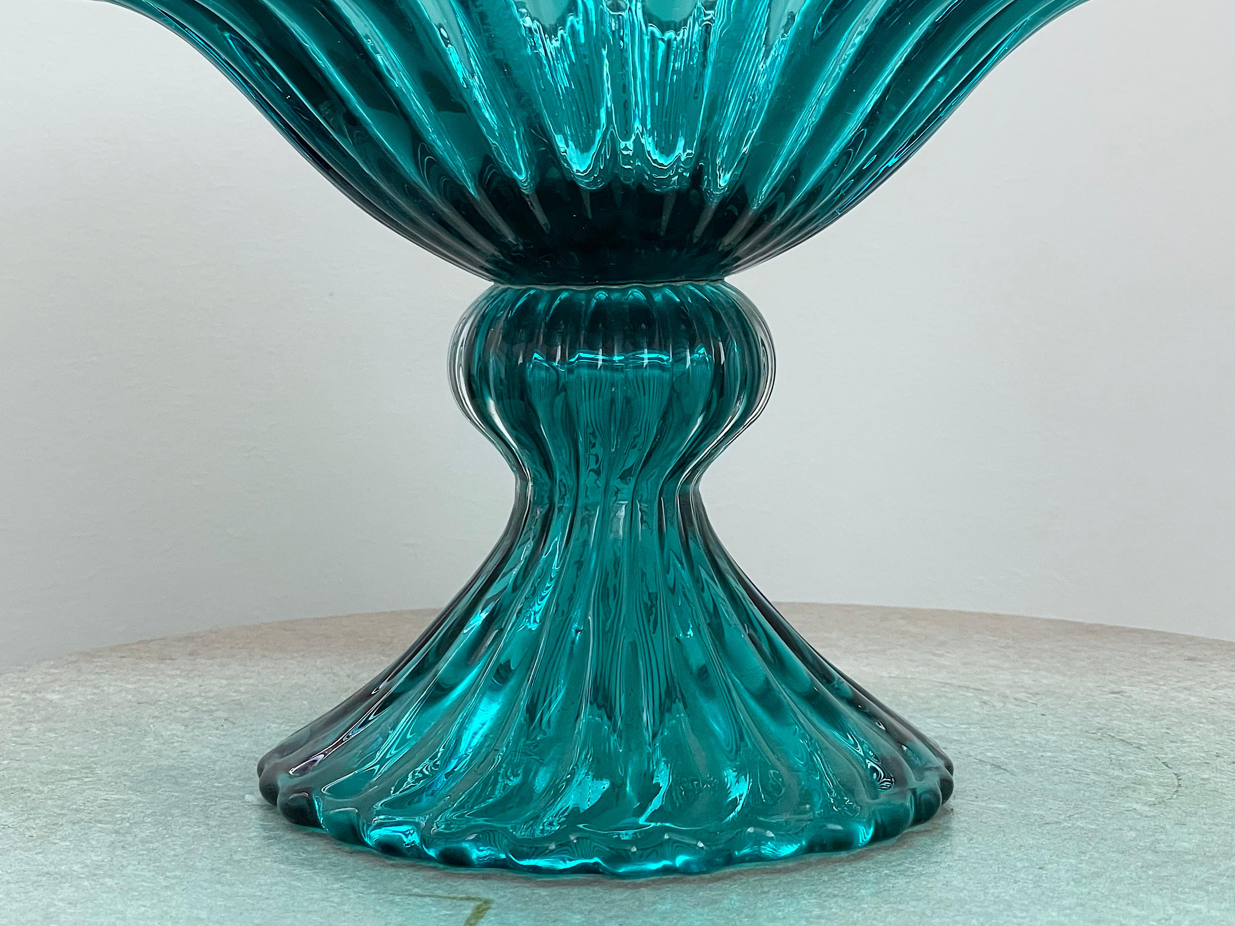 1970's Italian Venetian Glass Centerpiece For Sale 1