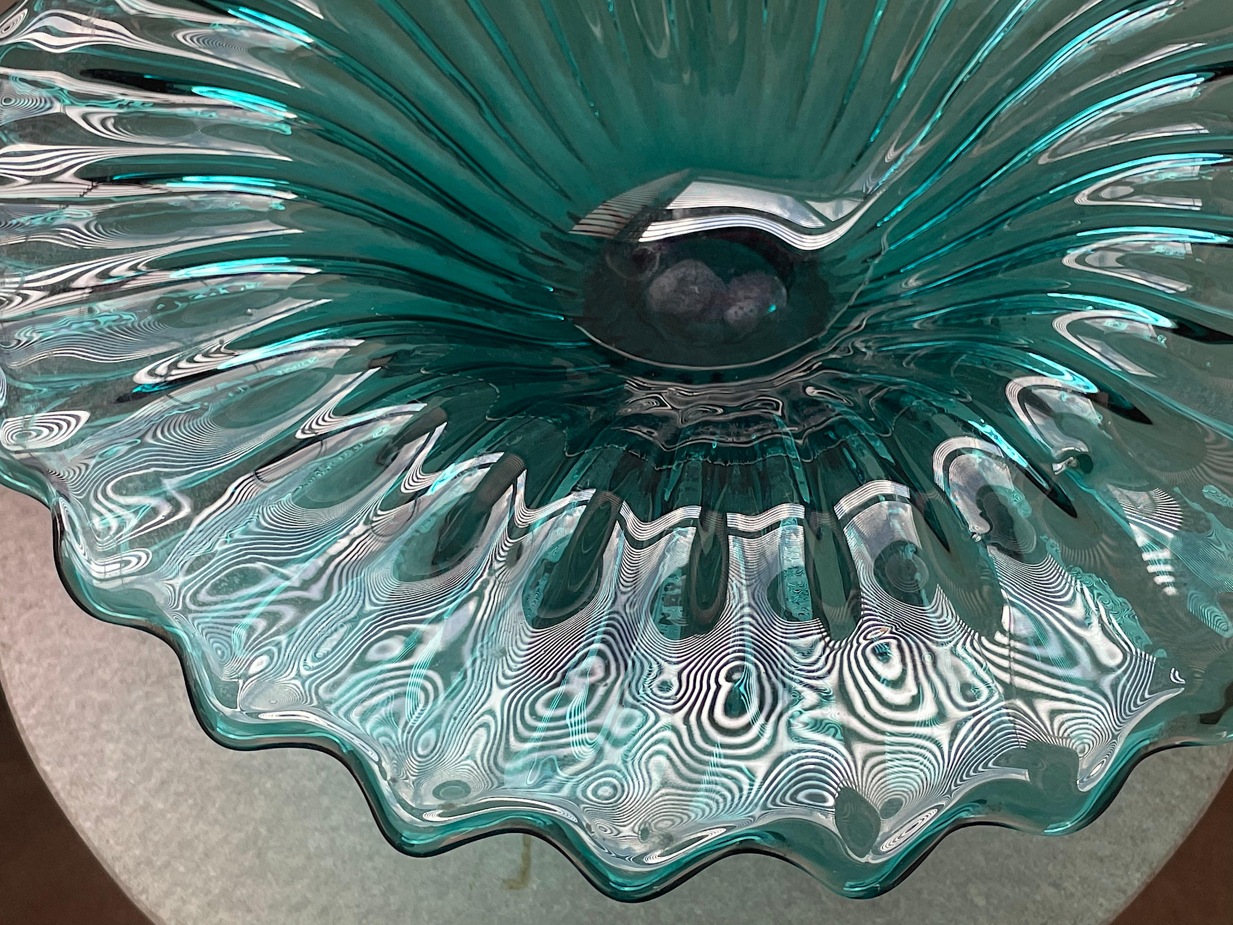 1970's Italian Venetian Glass Centerpiece For Sale 3