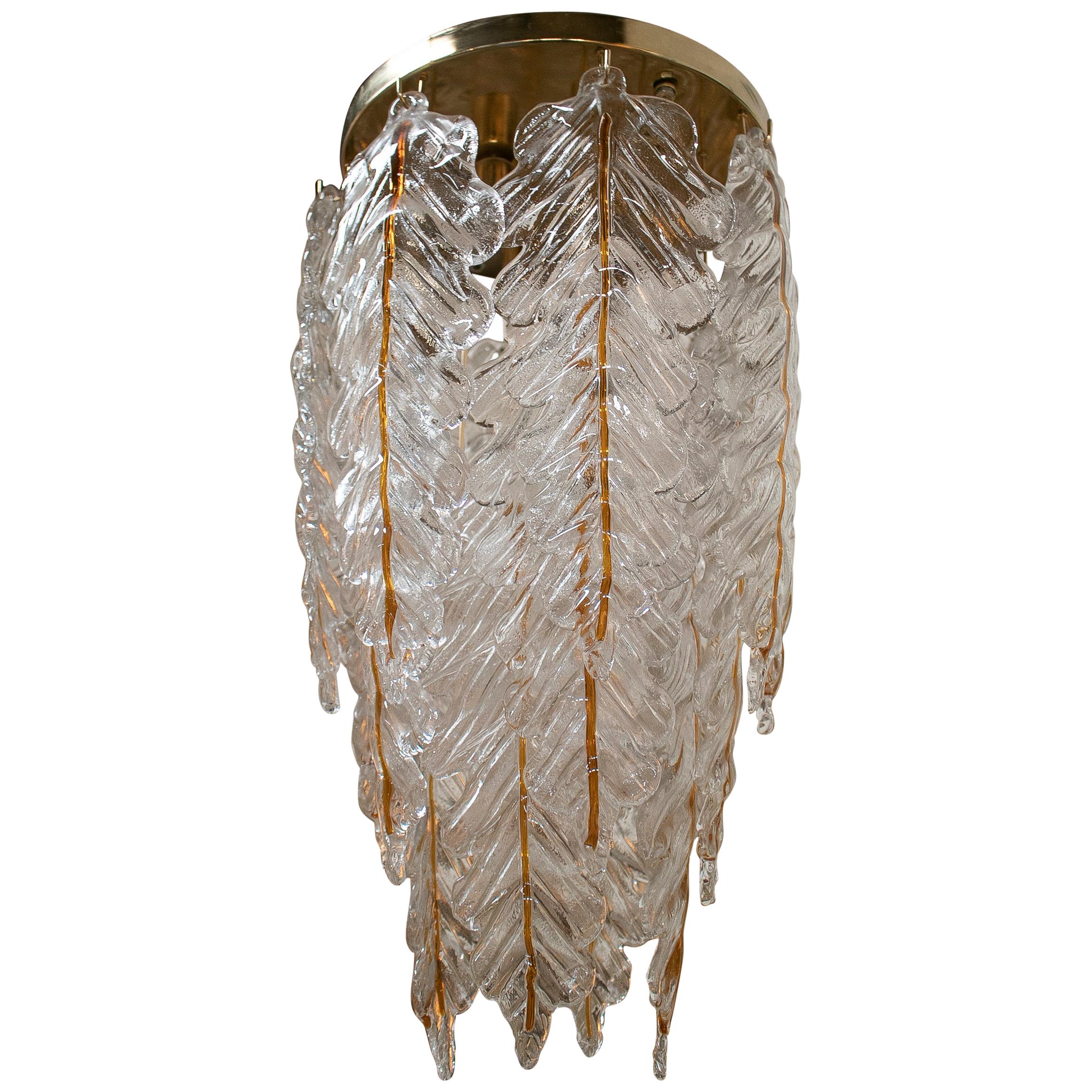 Italian Sputnik Chandelier in Murano Glass, 1970s at 1stDibs