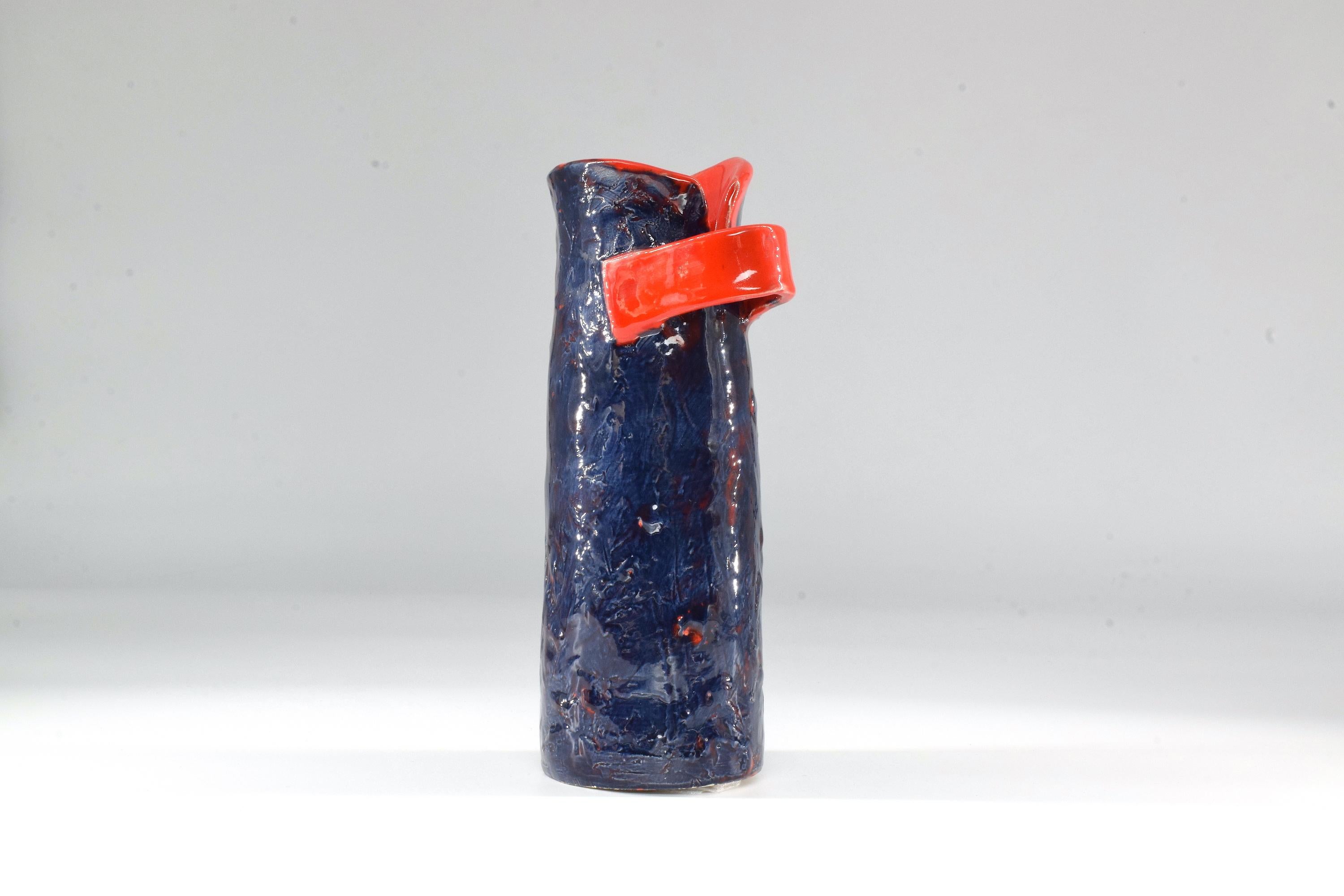 1970s Italian Vintage Ceramic Pitcher For Sale at 1stDibs