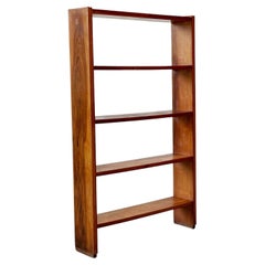 Vintage 1970's Italian wooden bookcase