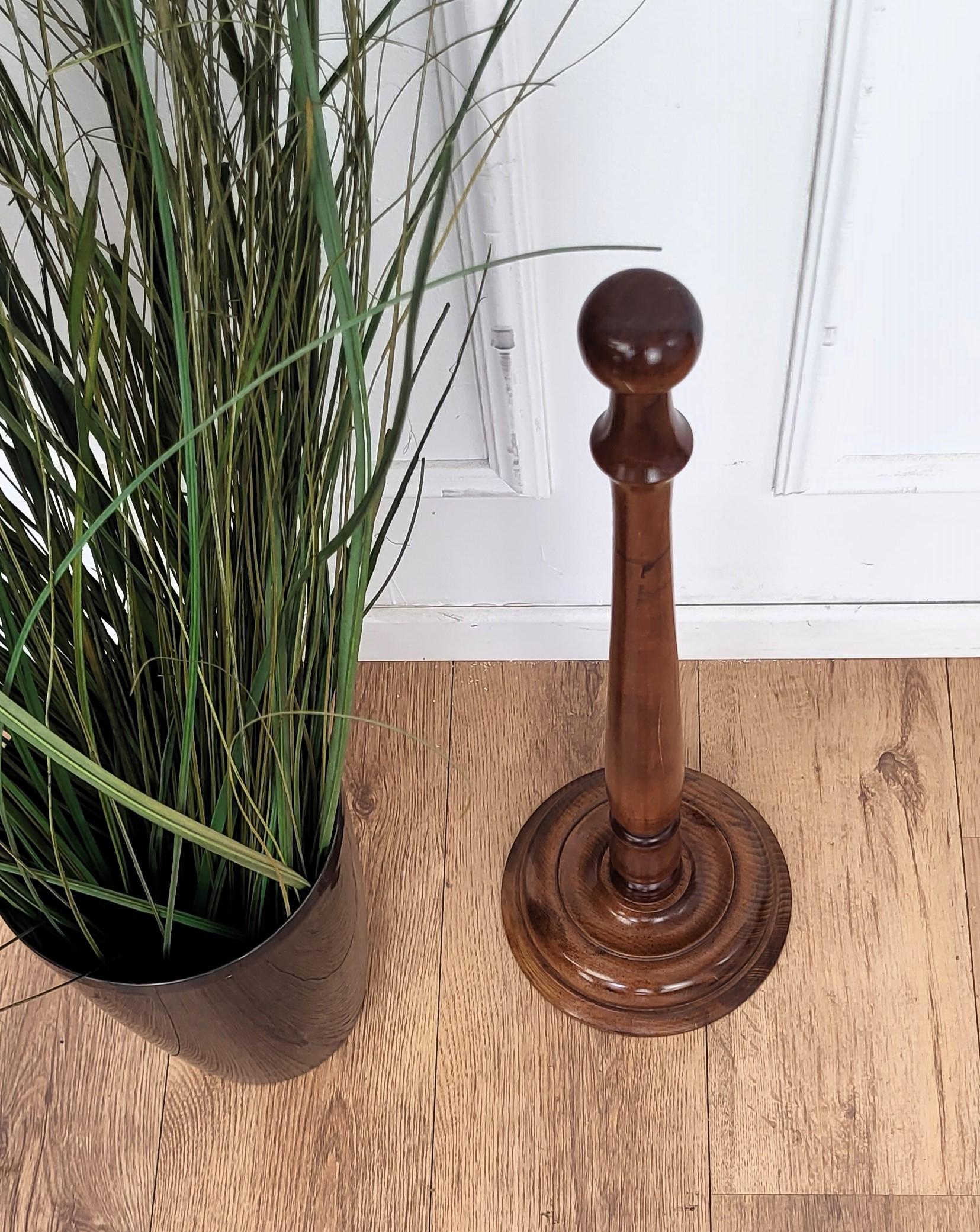 Mid-Century Modern 1970s Italian Wooden Door Stop For Sale
