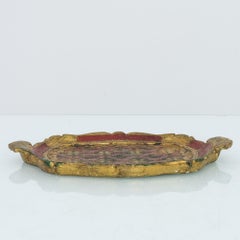 1970s Italian Wooden Tray