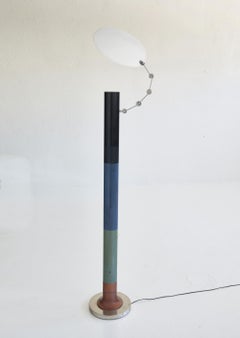 1970s Ivo Sedazzari Aureola Floor Lamp for Prisma