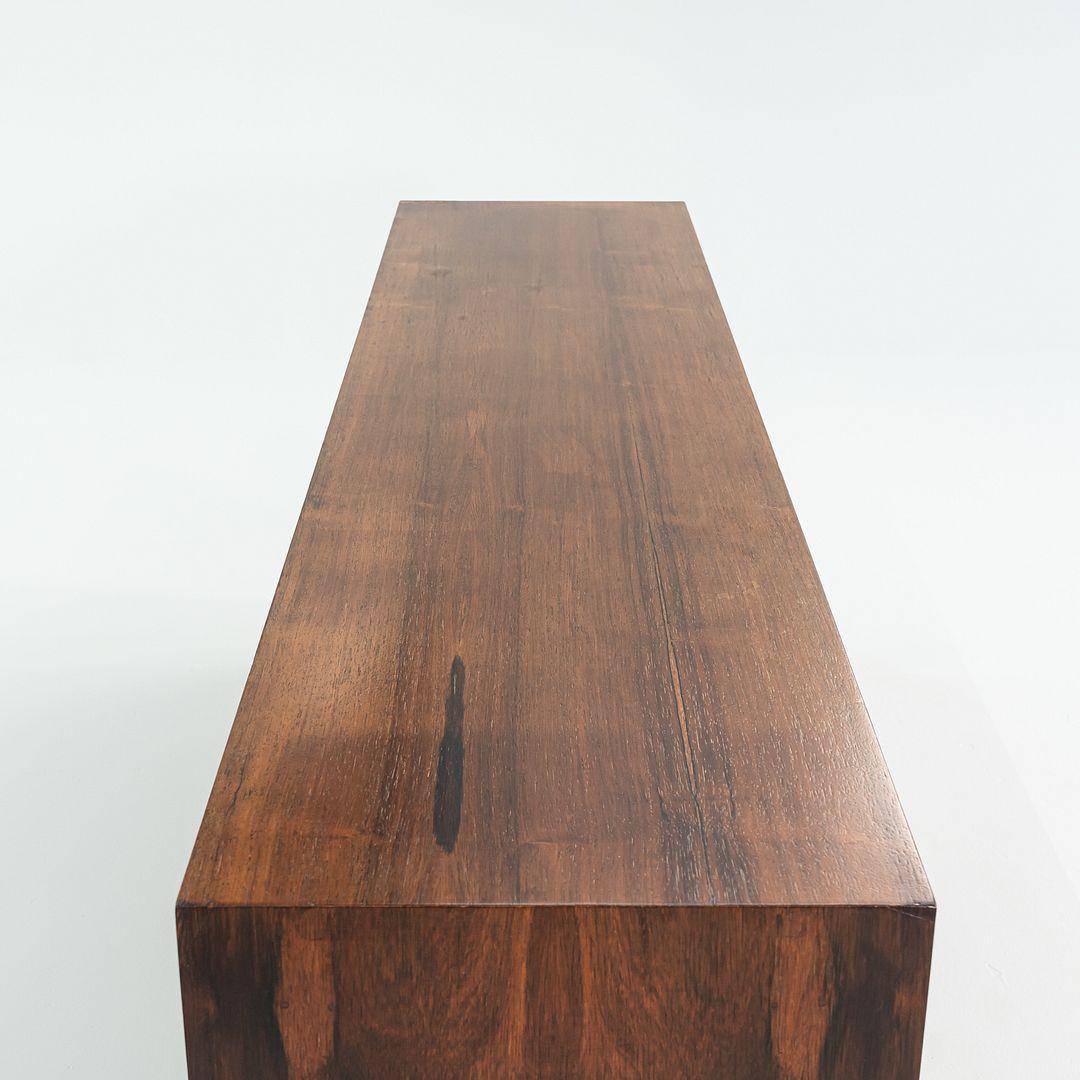Acciaio Jack Cartwright per Founders, credenza in legno di palissandro e cromo, anni '70 in vendita