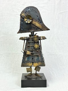 Scultura brutalista di Napoleone degli anni '70 di Jack Hanson