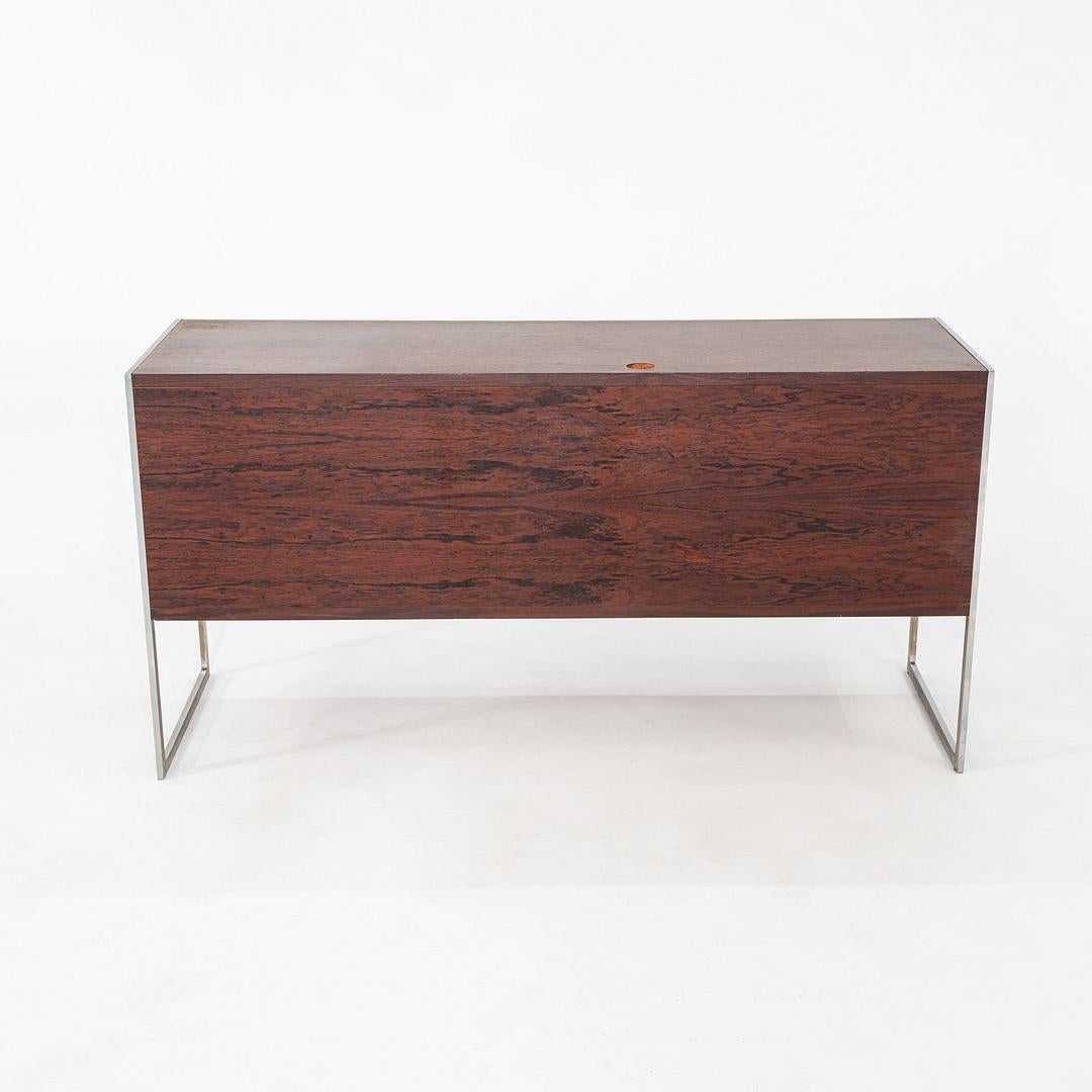 Wood 1970s Jacob Jensen for Bang & Olufsen Brazilian Rosewood Danish Media Console For Sale