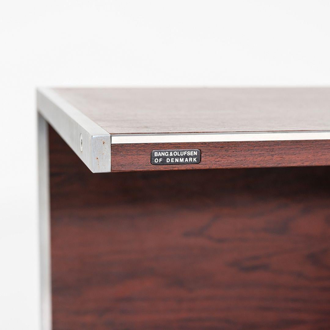 1970s Jacob Jensen for Bang & Olufsen Brazilian Rosewood Danish Media Console For Sale 1