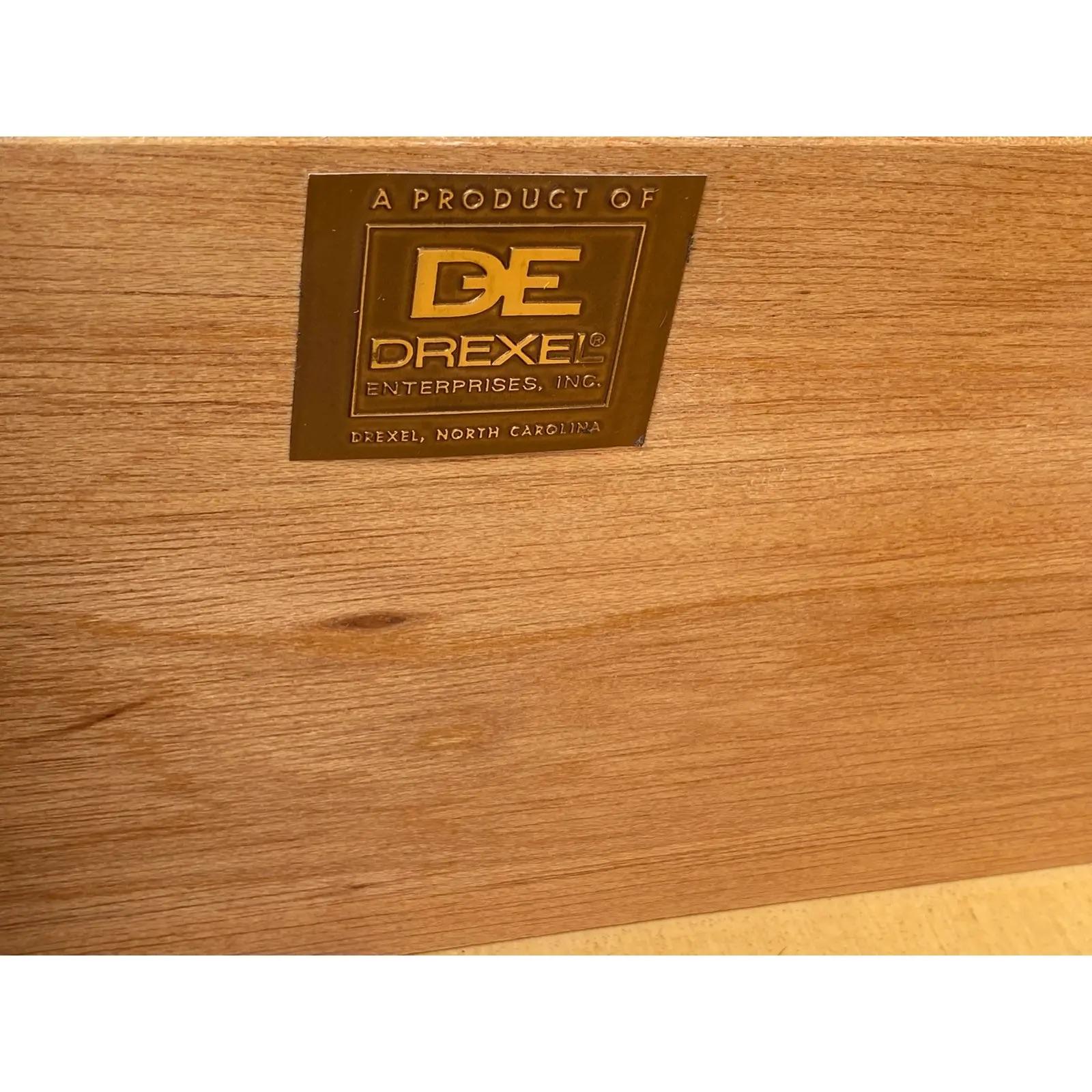 1970s Jacobean Style Drexel Sandia Drop Front Desk-A Pair For Sale 1
