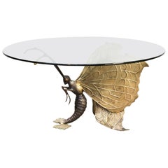 Table basse Jacques Duval Brasseur des années 1970