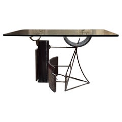 Base de table console brutaliste Jaime Artigas des années 1970