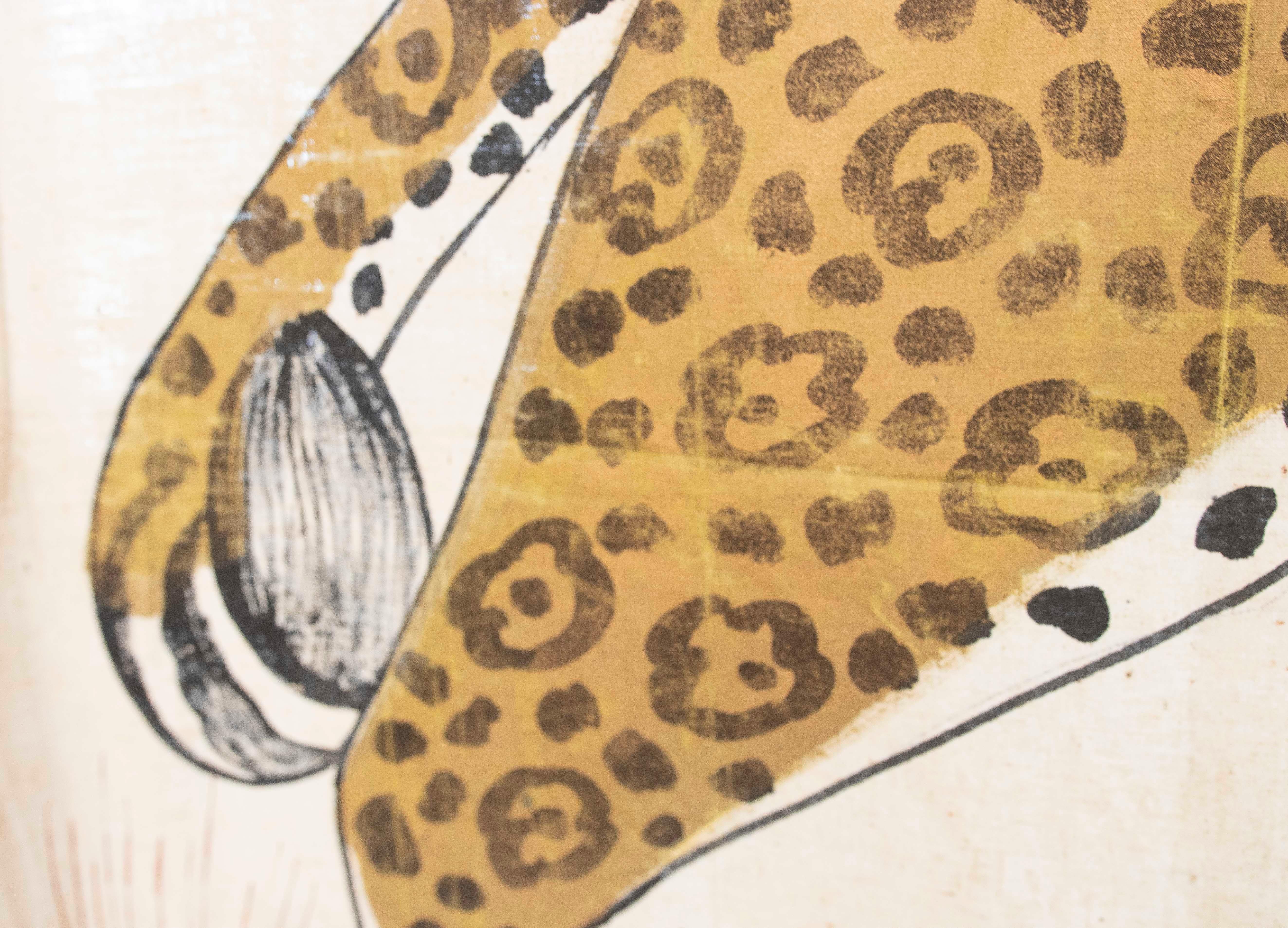 1970s Jaime Parlade Designer Hand Painting 