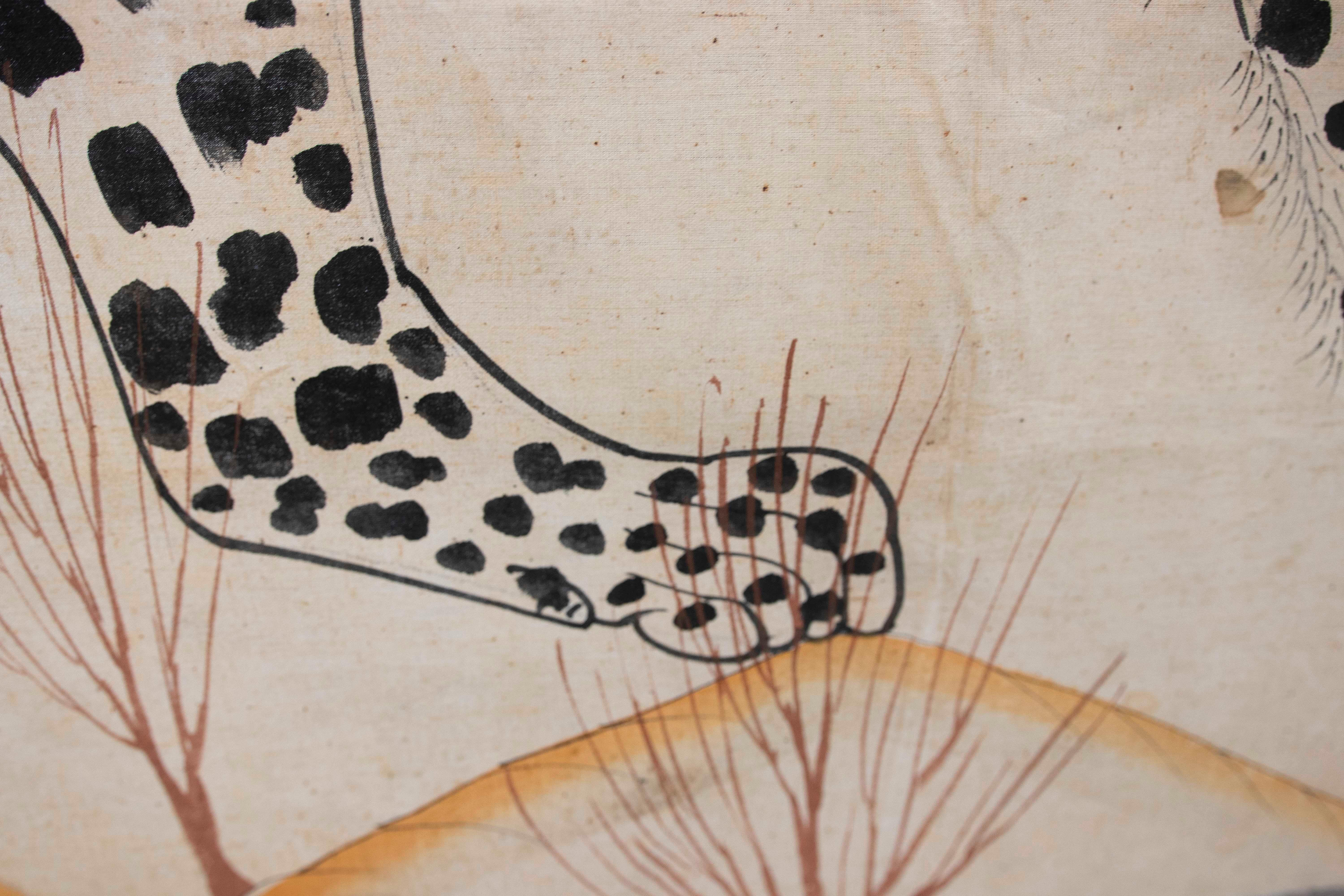 1970s Jaime Parlade Designer Hand Painting 