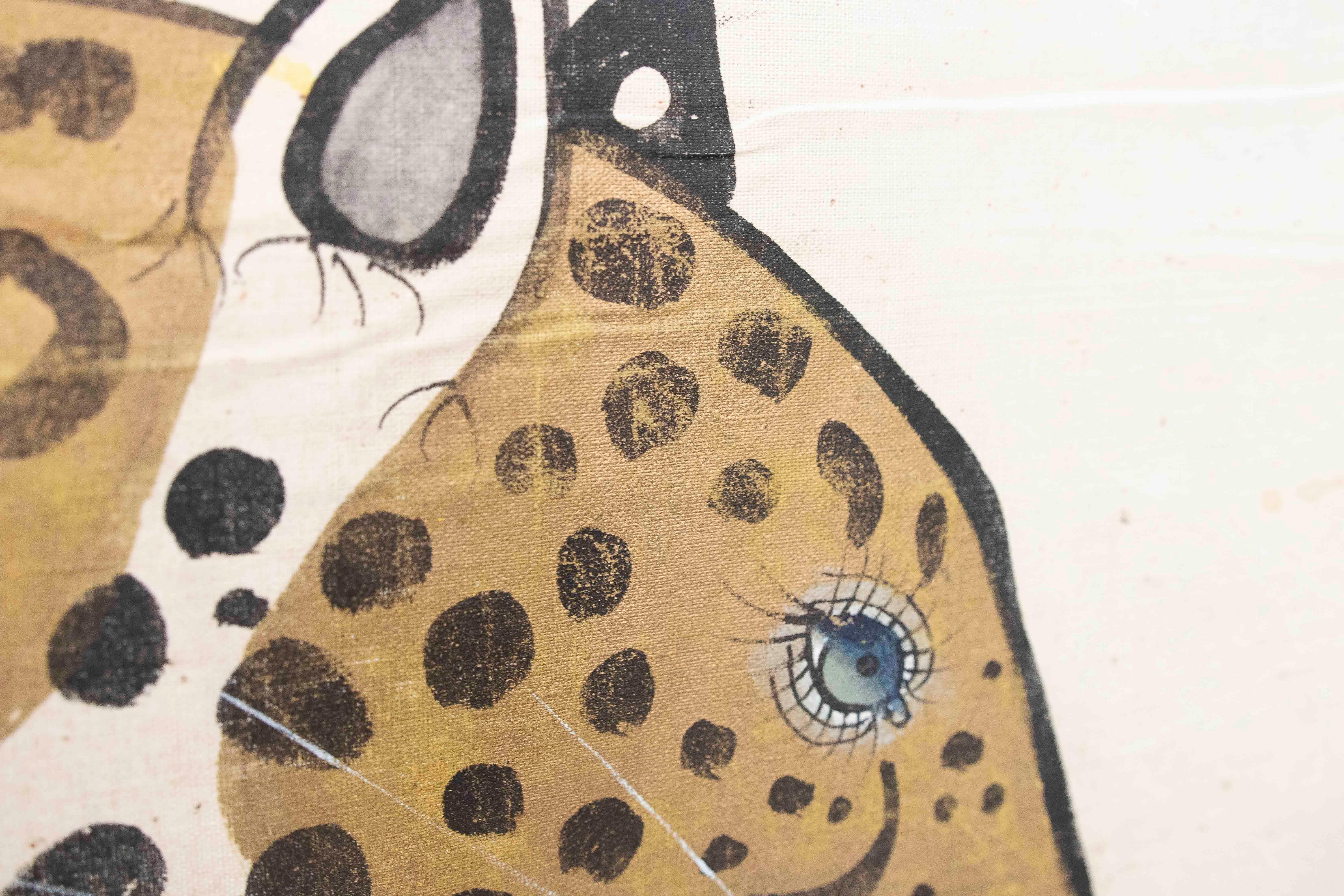 1970s Jaime Parlade Designer Hand Painting 