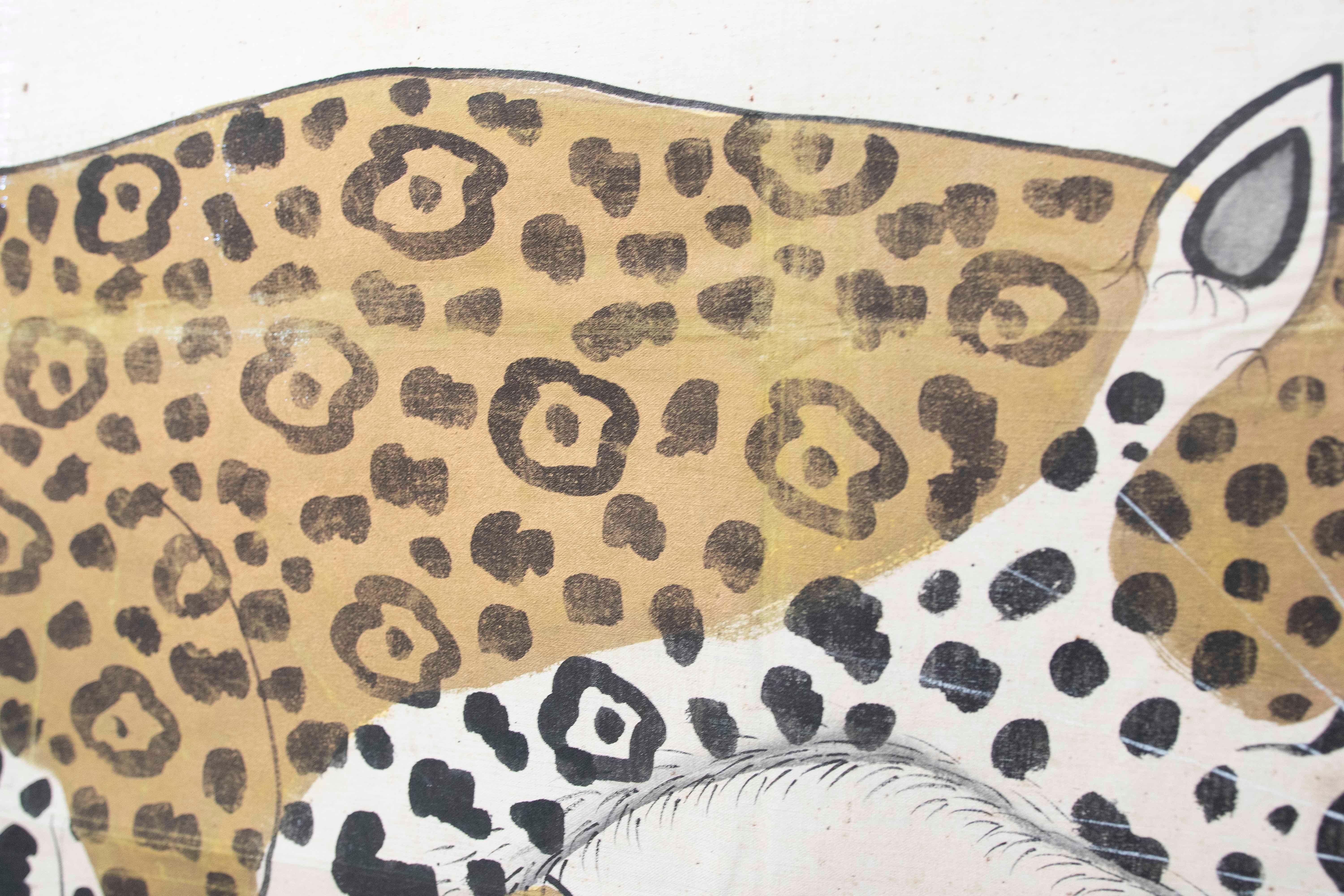 1970s Jaime Parlade Designer Hand Painting 