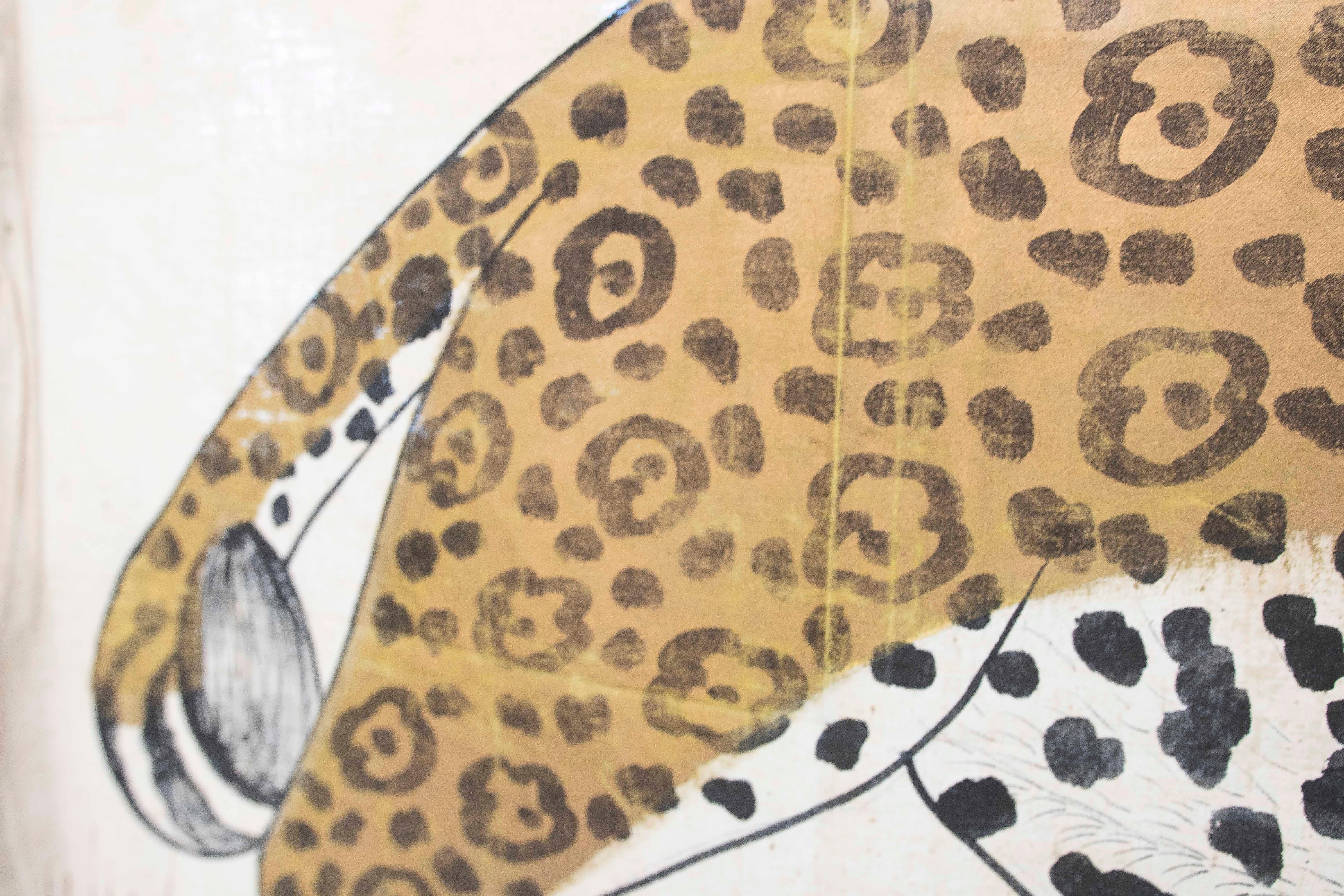 1970s Jaime Parlade Designer Hand Painting 