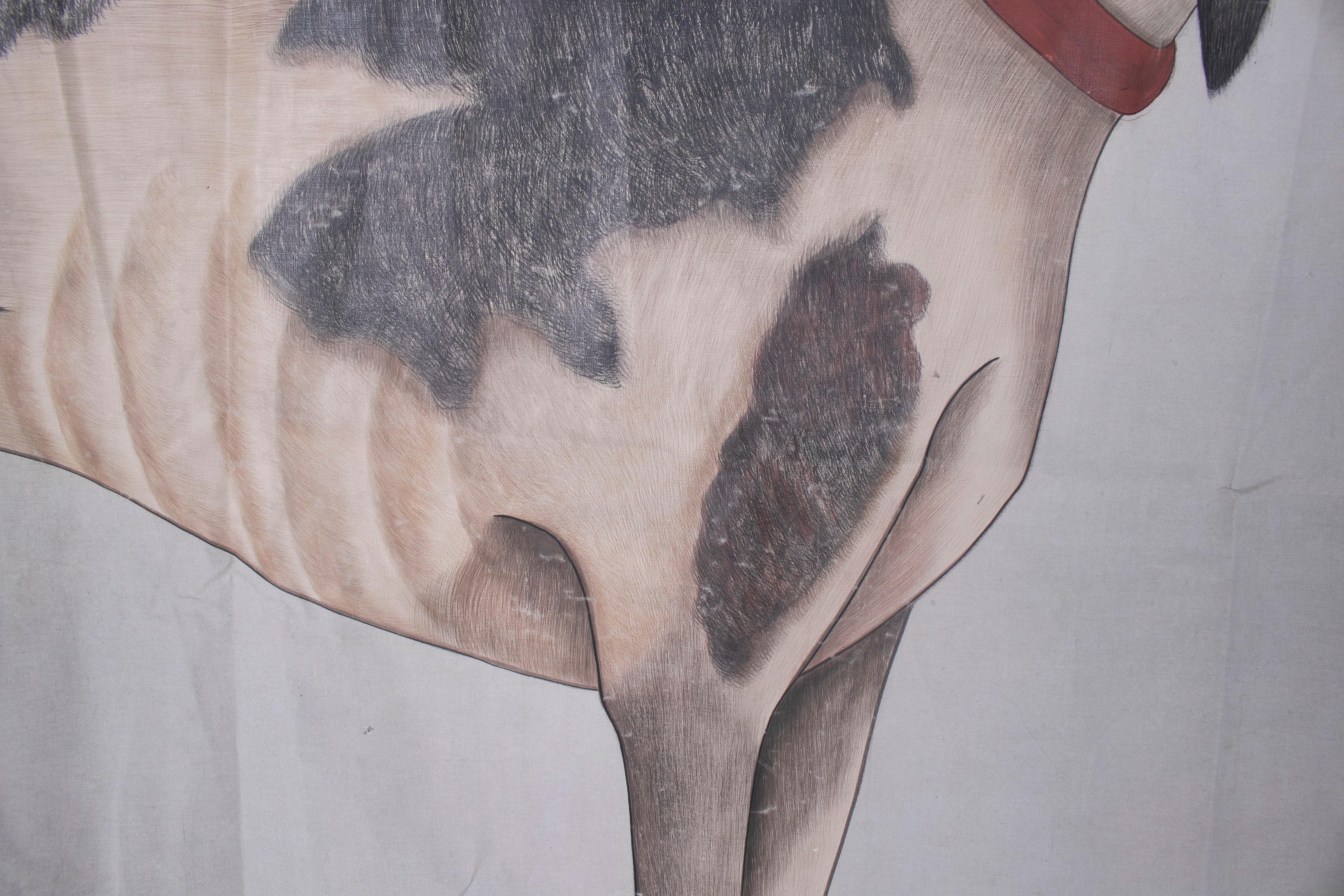 1970s Jaime Parlade Designer Hand Painting 