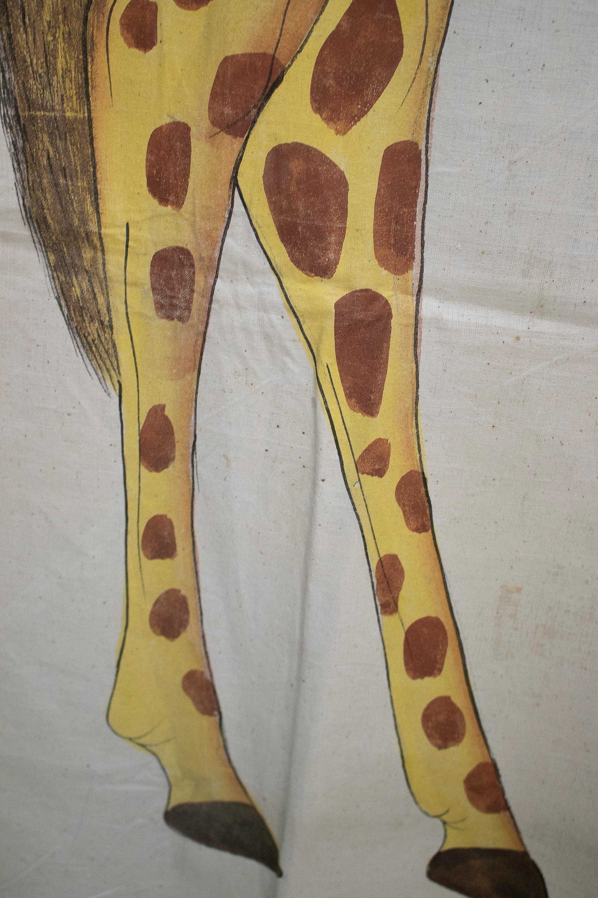 1970s Jaime Parlade Designer Hand Painting 