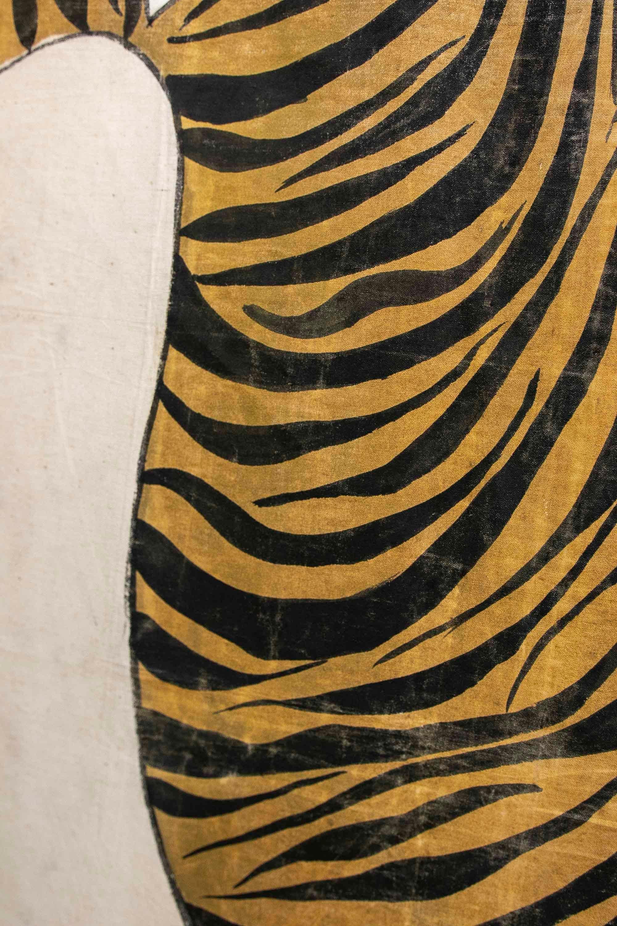 1970s Jaime Parlade Designer Hand Painting 