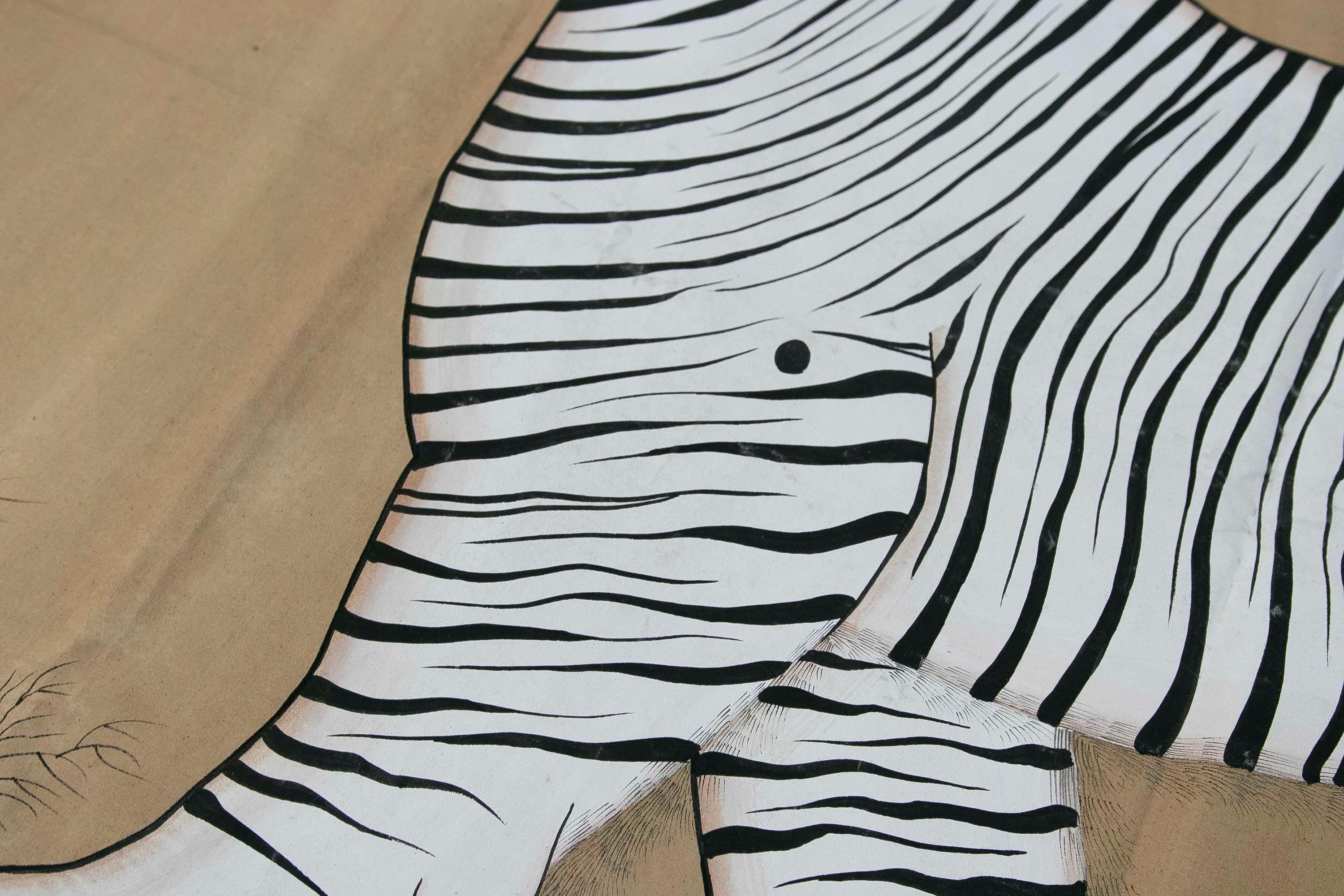 Jaime Parlade, Designer-Handgemälde „Tiger“, Öl auf Leinwand, 1970er Jahre im Angebot 13