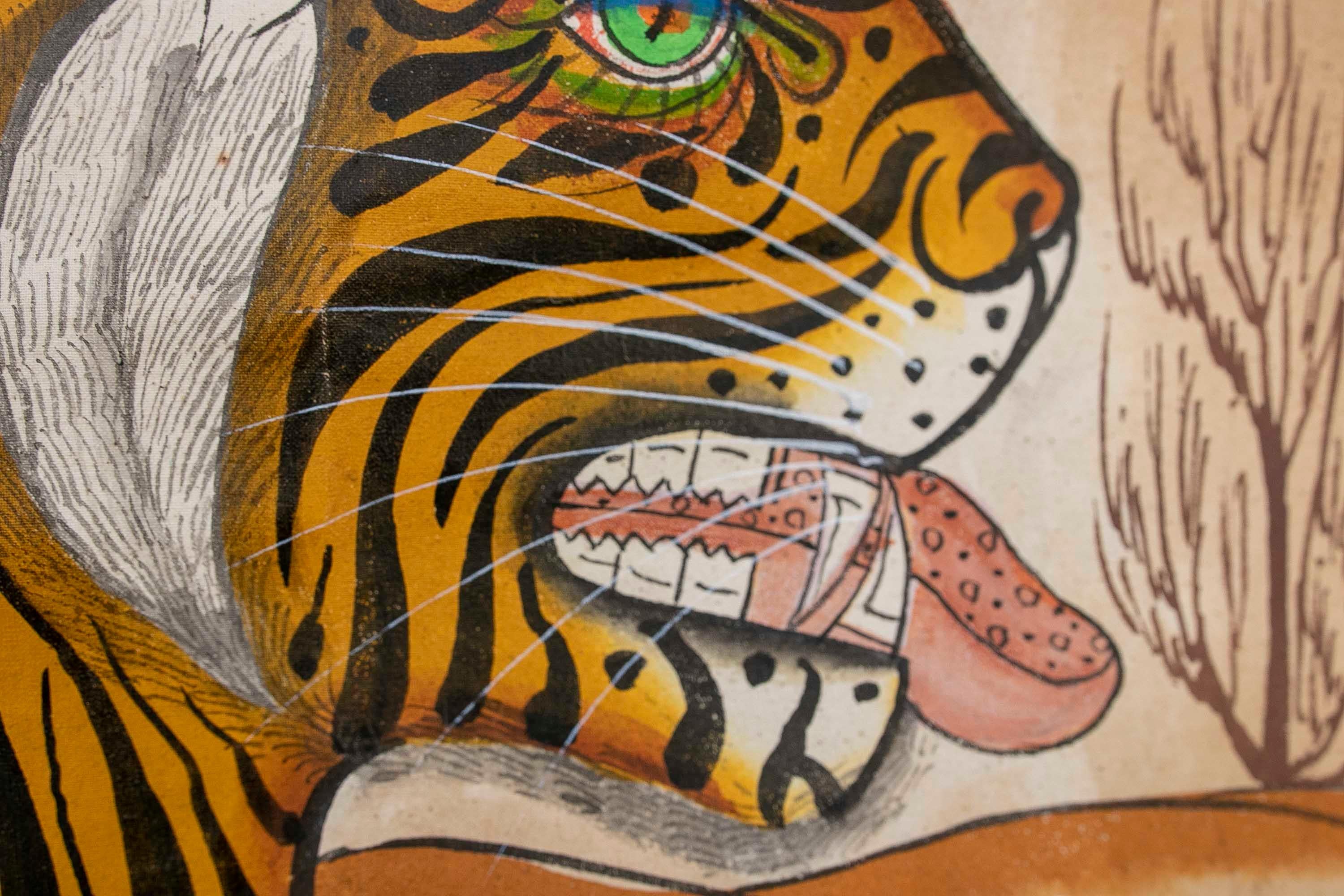 traditional tiger painting