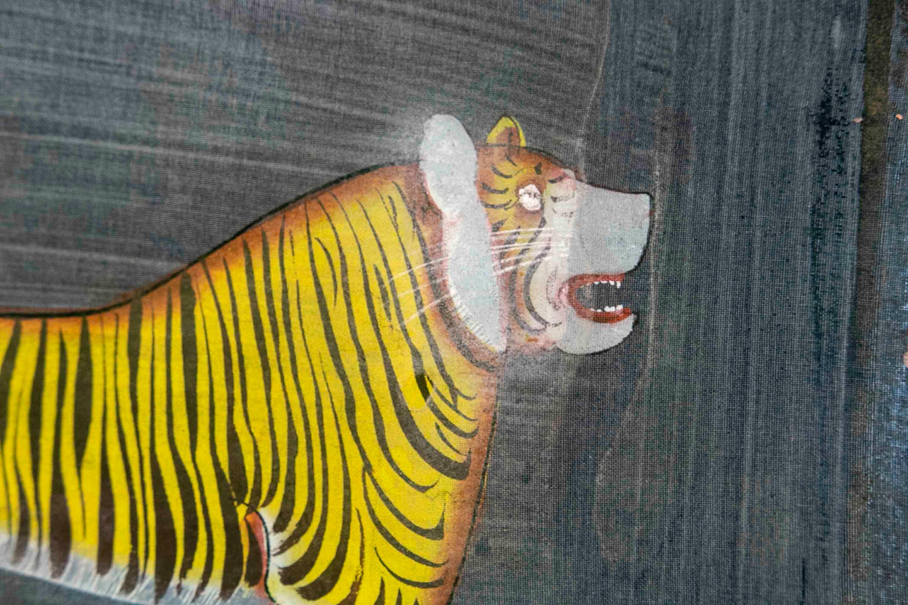 Jaime Parlade, Designer-Handgemälde „Tigers“, Öl auf Leinwand, 1970er Jahre im Angebot 1