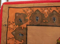 1970s Jaime Parlade Designer Hand Painting "Walking Horse" Oil on Canvas