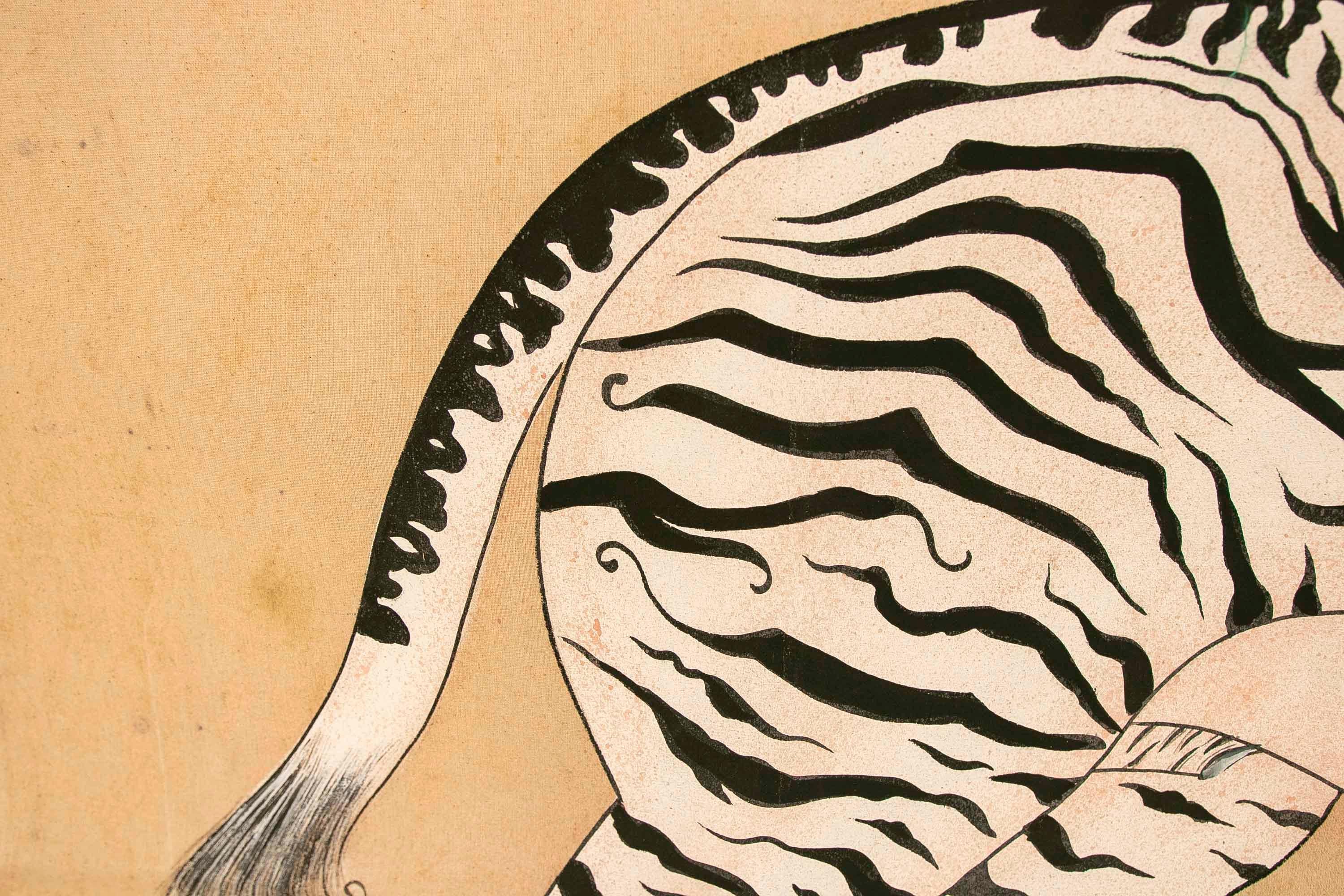 Jaime Parlade, Designer, handbemaltes „Zebra“, Öl auf Leinwand, 1970er Jahre im Angebot 3