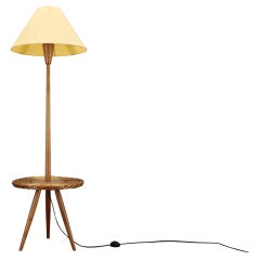 1970 Jan Kalous Lampadaire en bois pour ULUV, Tchécoslovaquie