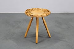 1970s Jan Kalous Wooden Stool for ULUV, Czechoslovakia