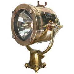 1970s Japanese Brass Signalling Projector Lamp, Shonan Kosakusho Tokyo