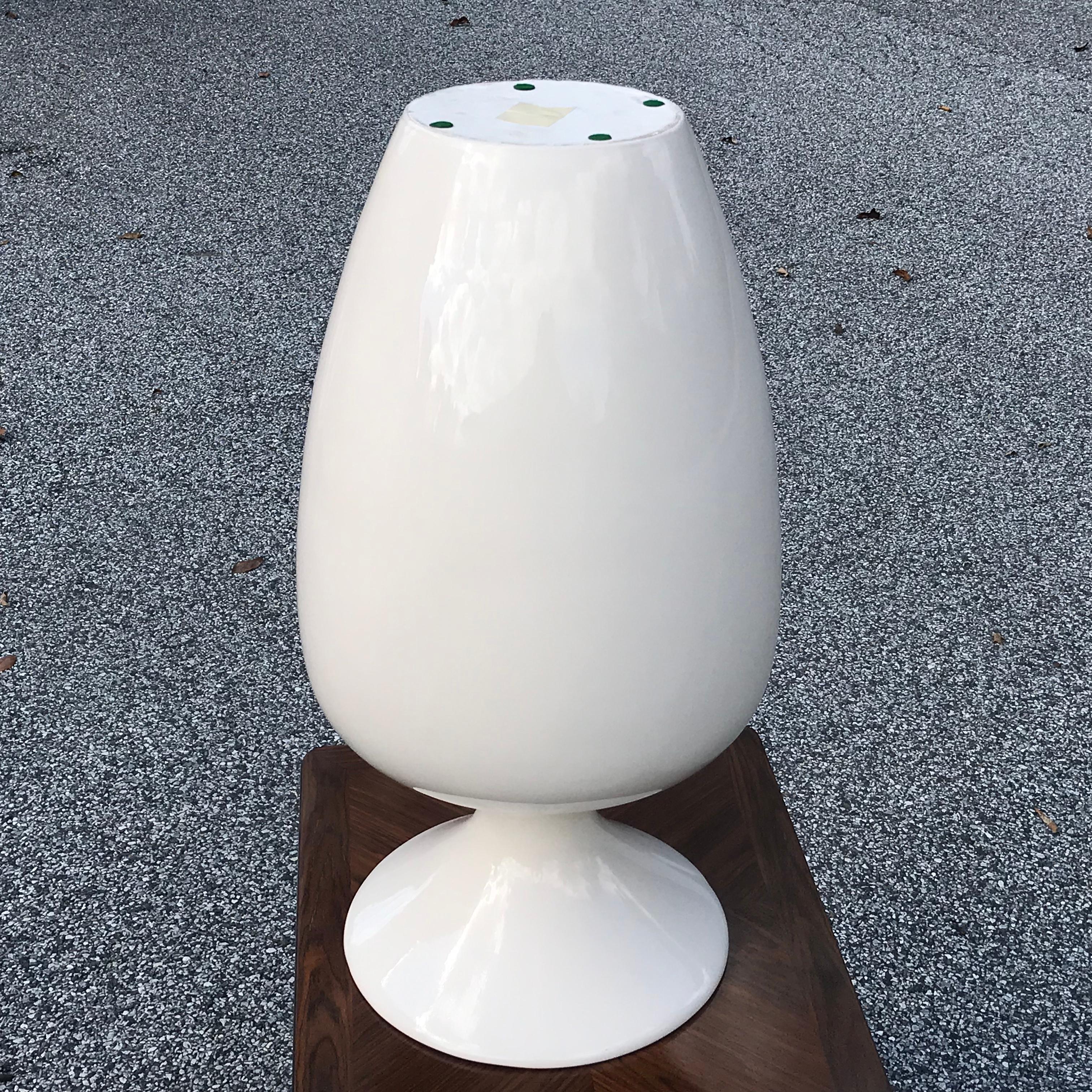 1970's Jaru Monumental White Ceramic Vase For Sale 5