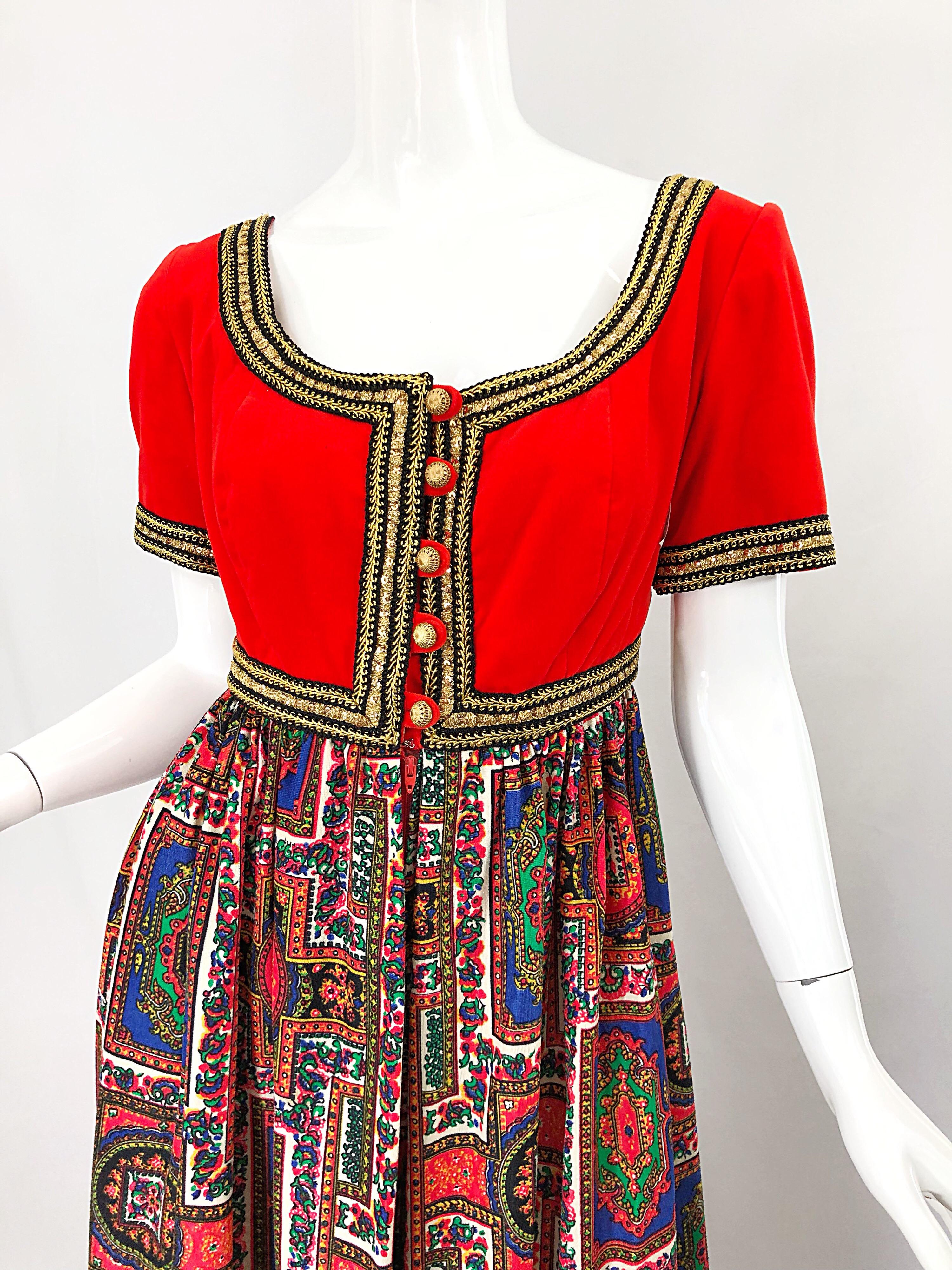 1970 maxi dress