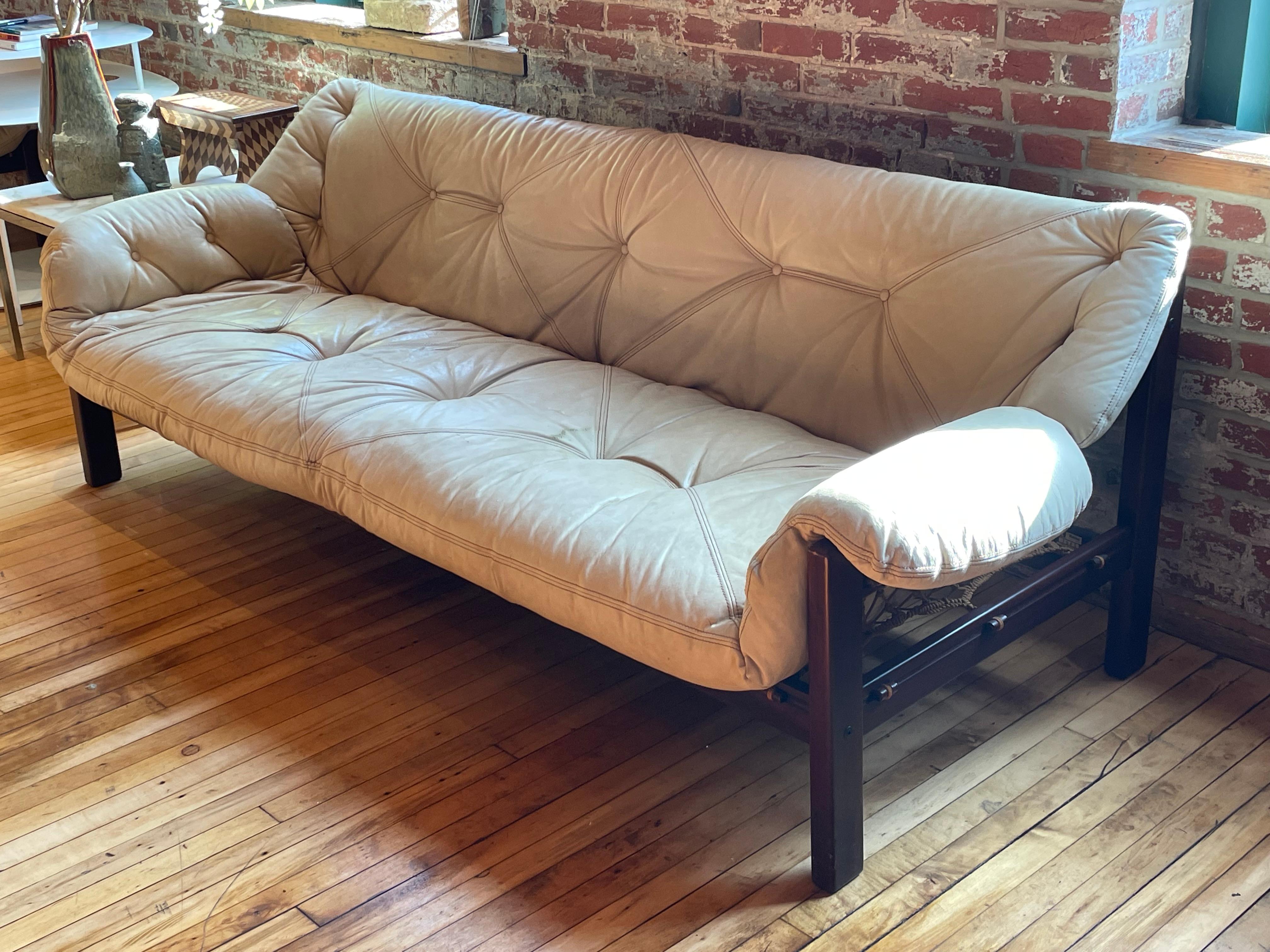 1970s Jean Gillon Sofa And Ottoman from Brazil 3