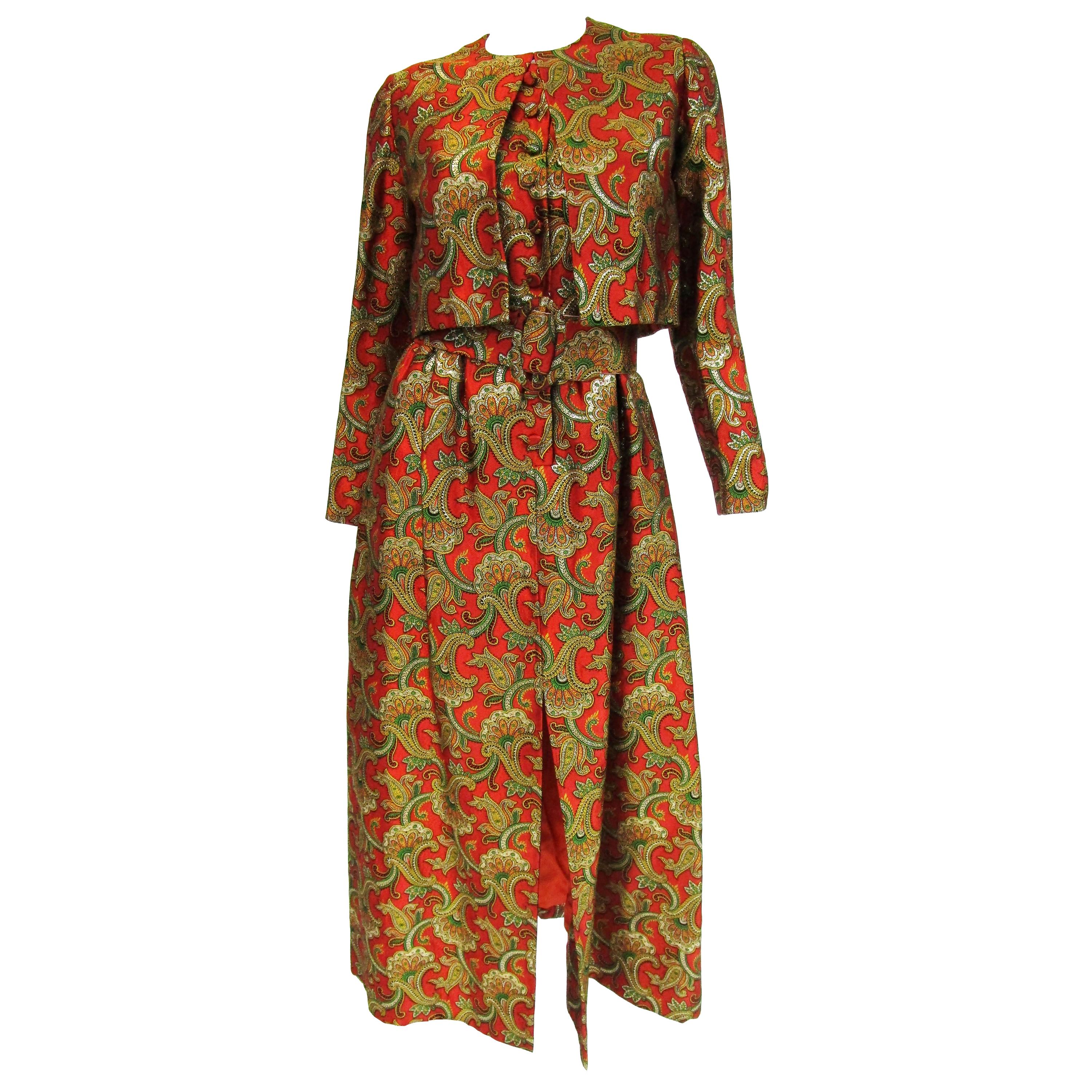 1950s Nathan Strong Silk and Lace Dress at 1stDibs