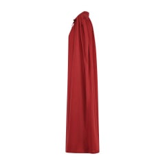 1970s Jean Varon Russet Wool Crepe Cape