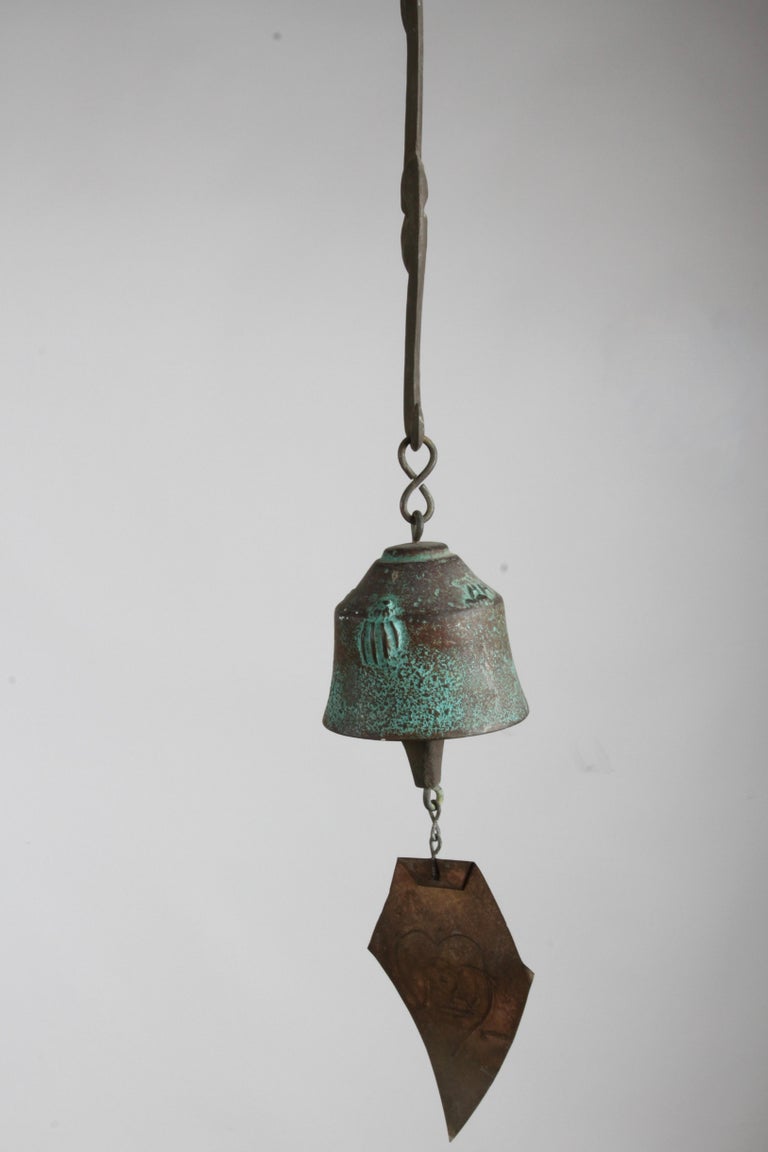 1970s Jeff Cross Harmony Hollow Cast Bronze Brutalist - Soleri