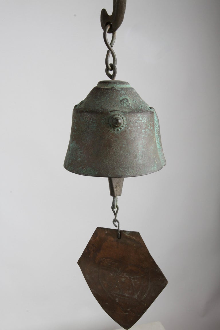 1970s Jeff Cross Harmony Hollow Cast Bronze Brutalist - Soleri