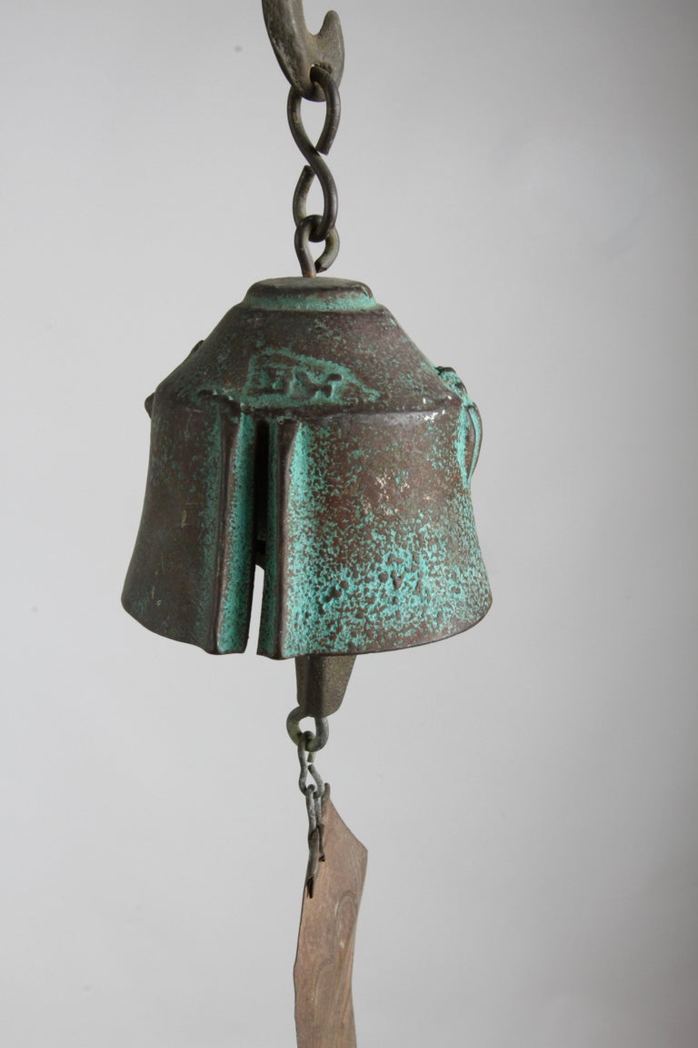 1970s Jeff Cross Harmony Hollow Cast Bronze Brutalist - Soleri