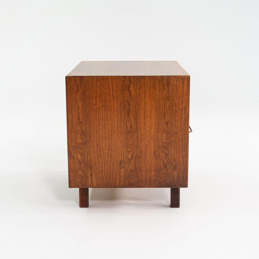 1970s Jens Risom Design 27 inch Cabinet / Nightstand in Walnut For Sale 2