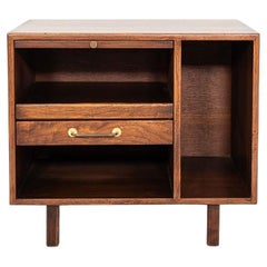 1970s Jens Risom Design 27 inch Cabinet / Nightstand in Walnut